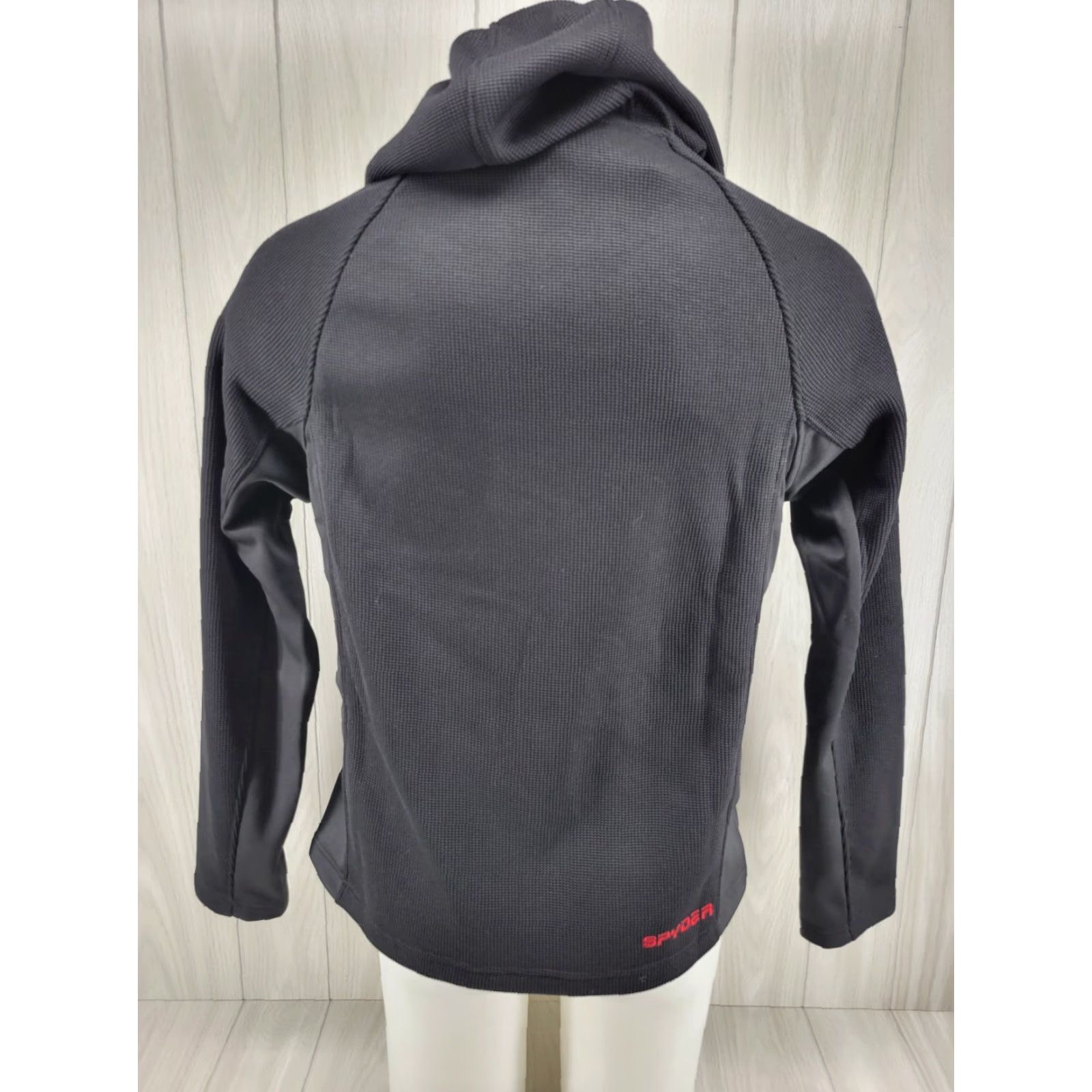 Spyder VINTAGE? No. NWT Spyder Softshell Jacket 1/4 Zip Mens Black M Hydroweb Warm? Size US M / EU 48-50 / 2 - 6 Thumbnail