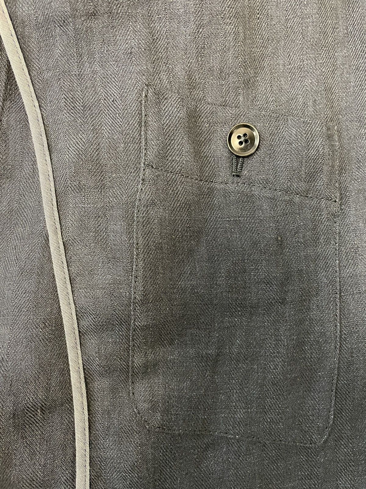 Ermenegildo Zegna Patch Pocket Linen Jacket Size 40R - 9 Thumbnail