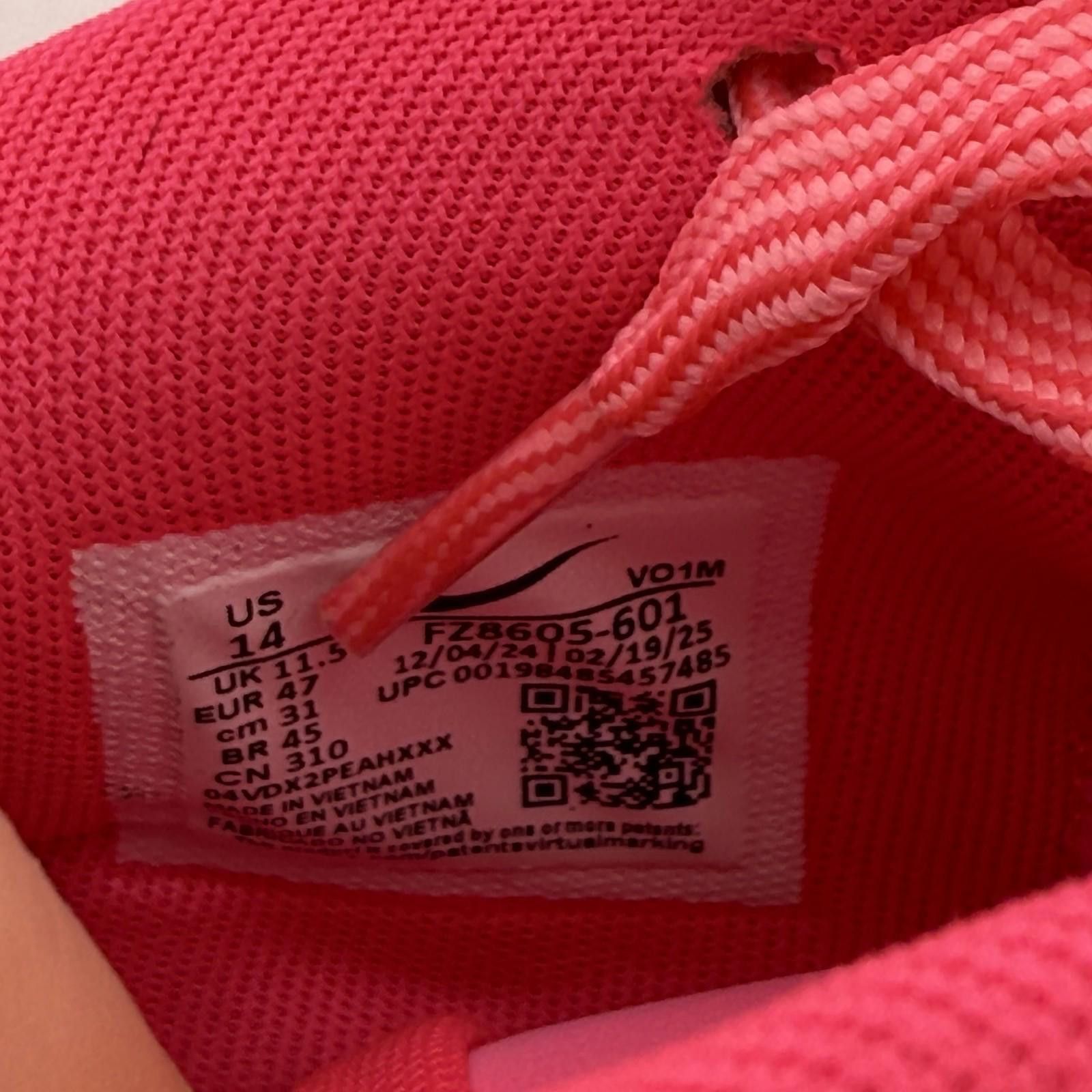 Nike Nike Aja Wilson A'One Pink Aura US 14 New FZ8605-601 Size US 14 / EU 47 - 7 Thumbnail