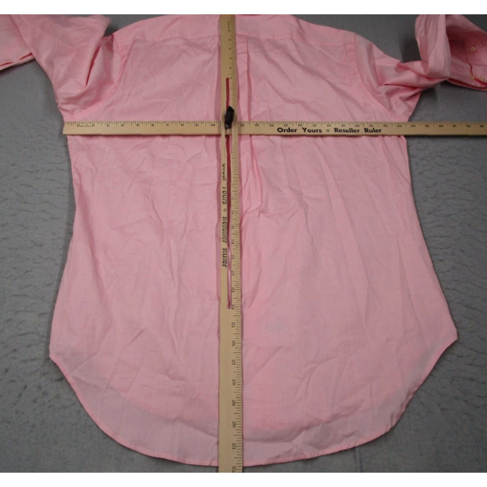 Polo Ralph Lauren Polo Ralph Lauren Dress Shirt Mens 16 34 Pink Azio Classic Button Up Pony Shirt Mens Size 34R - 5 Thumbnail