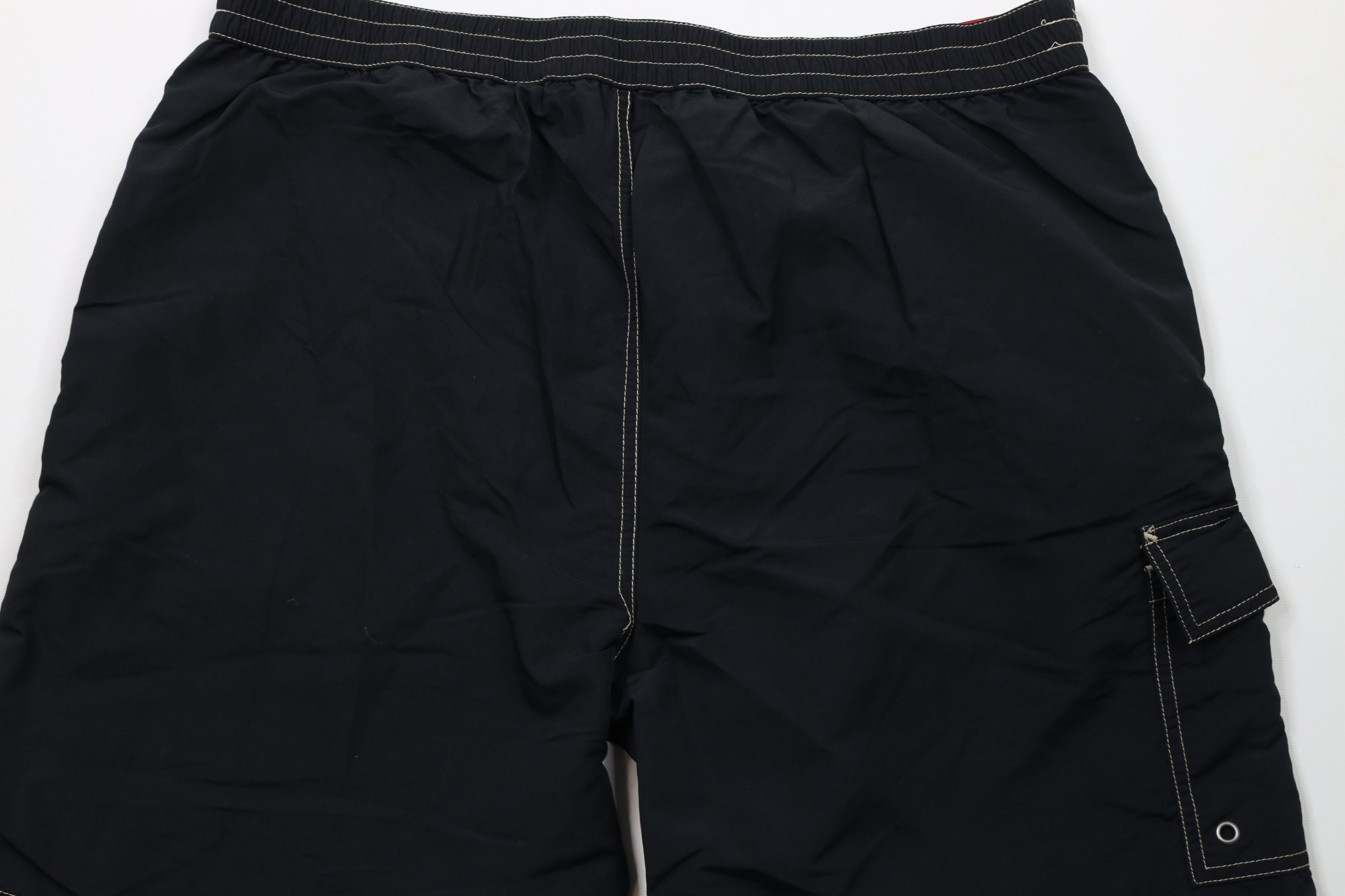 Ralph Lauren × Vintage Vintage Ralph Lauren Spell Out Lined Short Swim Trunks Black Size US 34 / EU 50 - 11 Thumbnail