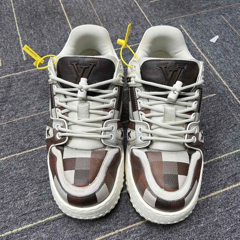 Louis Vuitton Louis Vuitton Trainer Maxi Low Top Sneakers -2508 Size US 7.5 / EU 40-41 - 2 Thumbnail