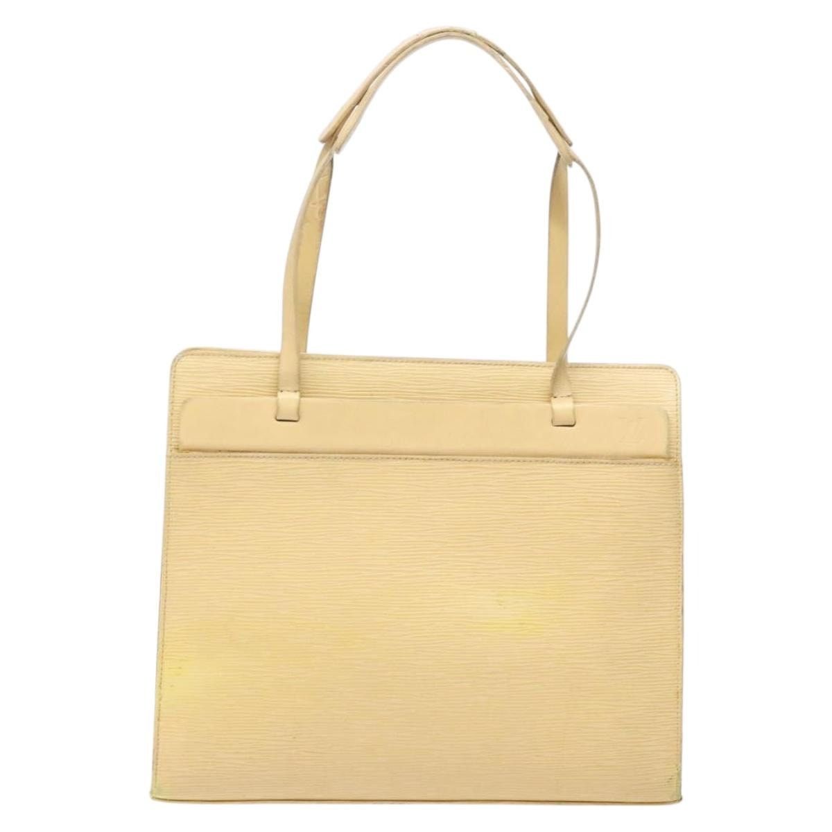 Louis Vuitton LOUIS VUITTON Epi Croisette PM Tote Bag Vanilla M5249a Size ONE SIZE - 2 Thumbnail