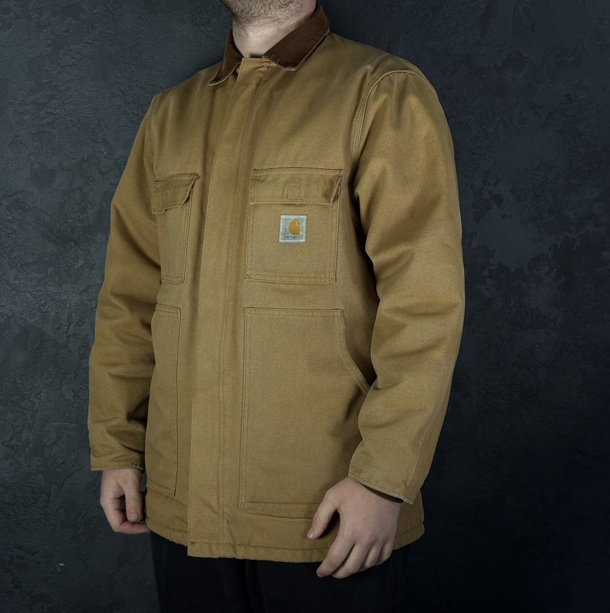 Carhartt Rare Design Vintage Carhatt Distressed Jacket 1990s Size US M / EU 48-50 / 2 - 2 Thumbnail