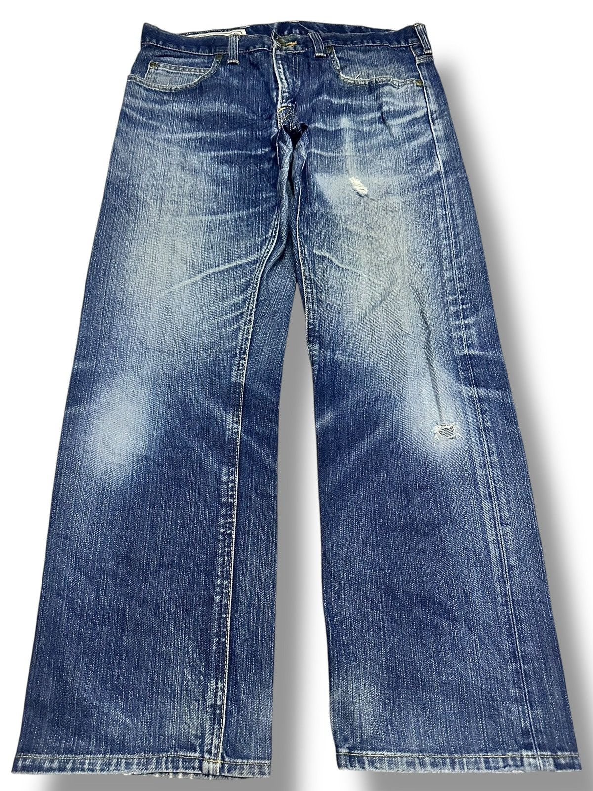 Lee Lee Riders Vintage Baggy Loose Style With Faded Wash Size US 32 / EU 48 - 1 Thumbnail