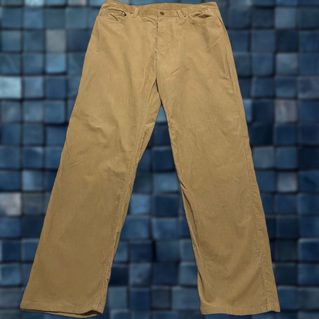 Ralph Lauren Ralph Lauren Jeans Co Womens Pants 16 Brown Corduroy High Rise Straight Casual Winter Fall Spring Mens Womens Girls? Size 38" / US 16 / IT 52 - 1 Thumbnail