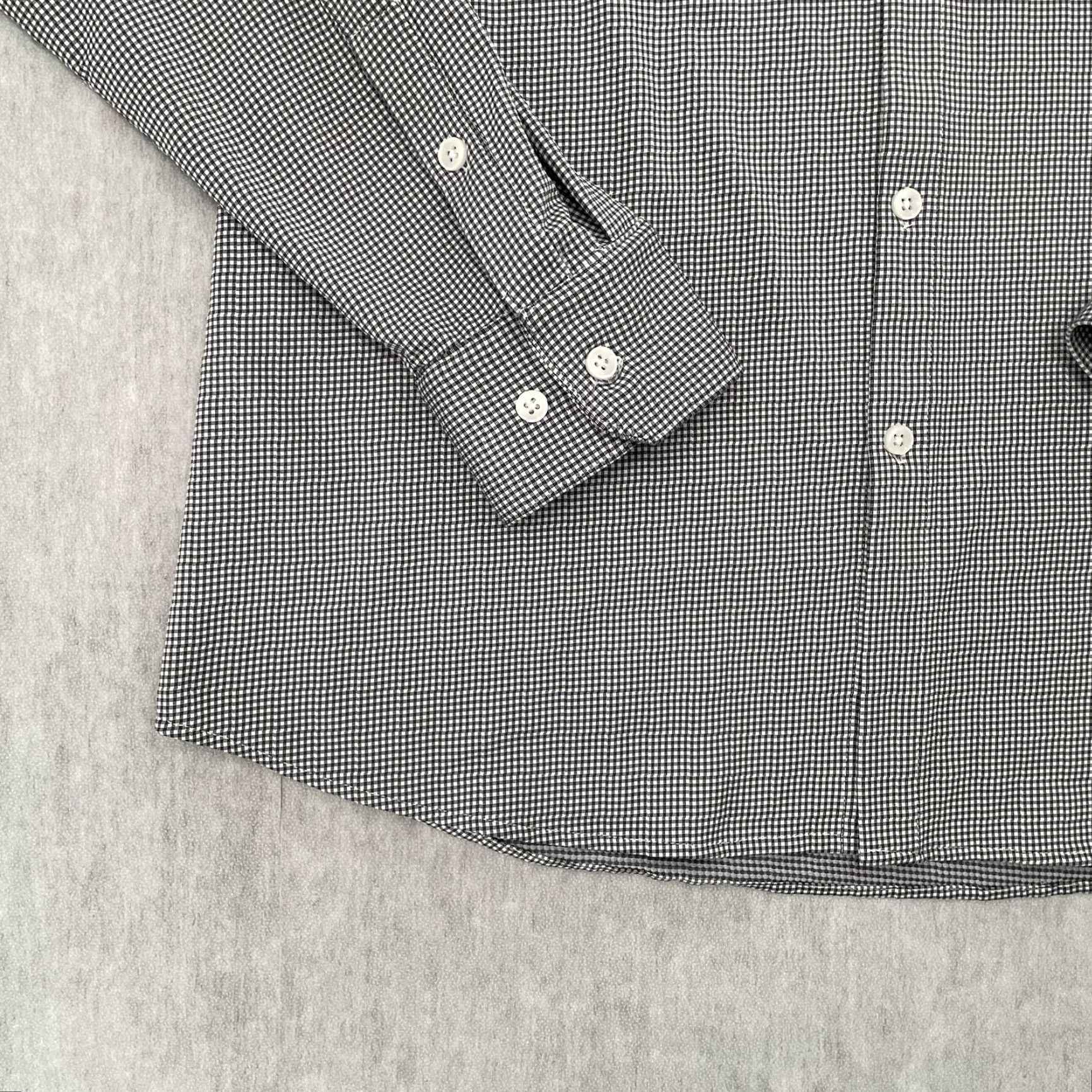 Mizzen+Main Mizzen+Main Shirt Adult Button Up XL Black White Stretch Trim Fit Made American Size US XL / EU 56 / 4 - 4 Thumbnail