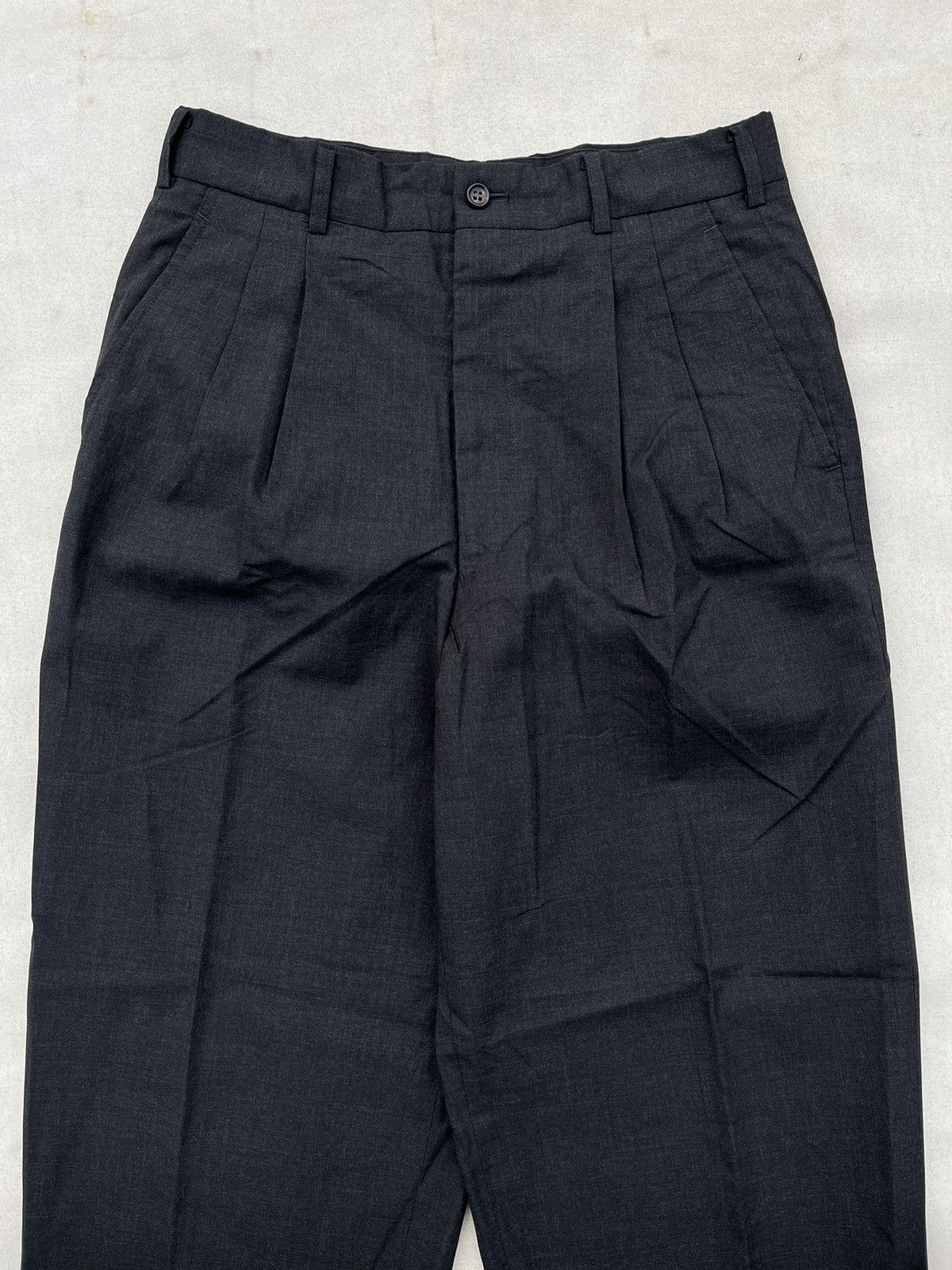 image of Archival Clothing x Comme Des Garcons Ad1988 Comme Des Garcons Homme Plus Pants in Black (Size 31)