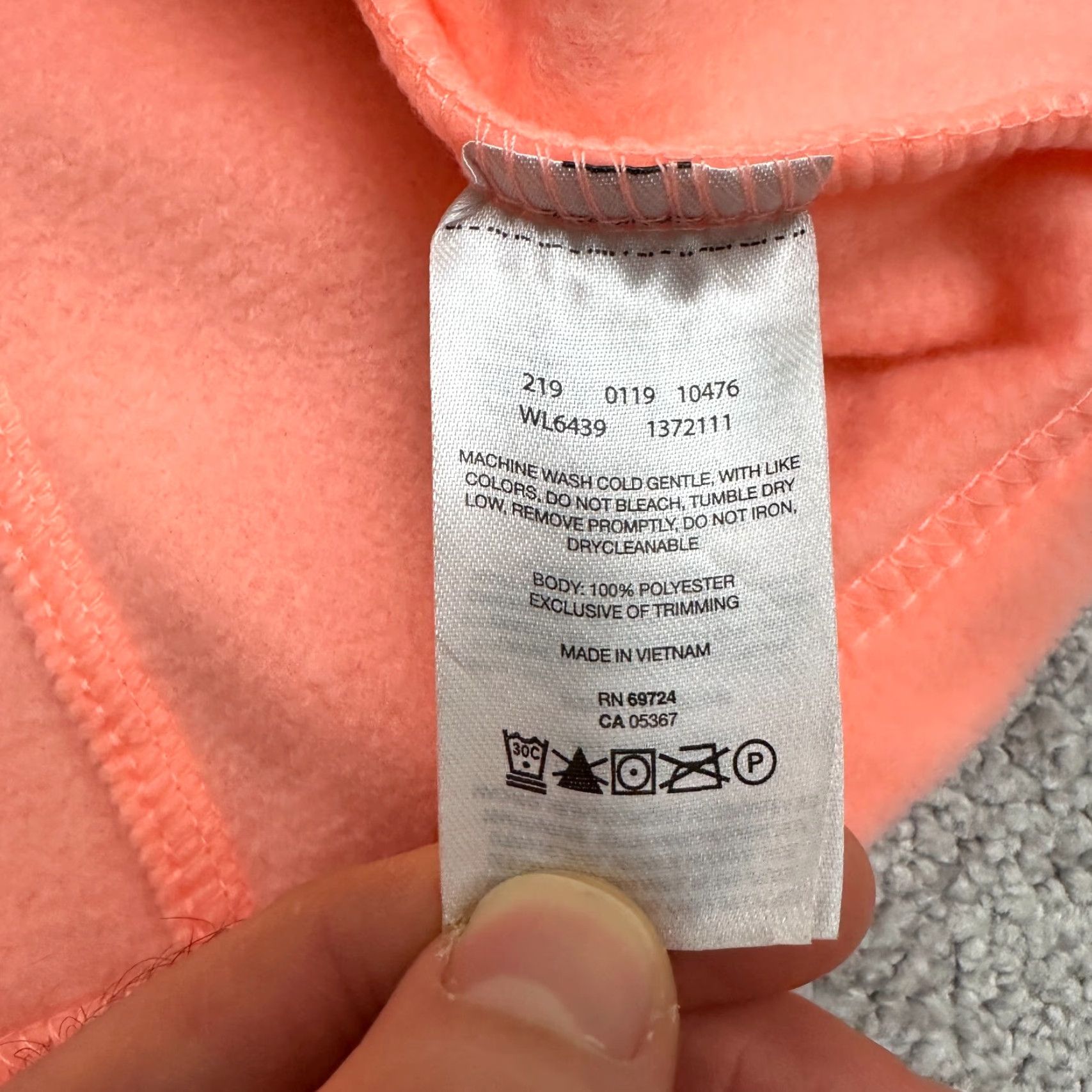 Vintage Columbia Benton Springs Fleece Jacket Womens Medium Orange Full Zip Outdoor Hike Size M / US 6-8 / IT 42-44 - 6 Thumbnail