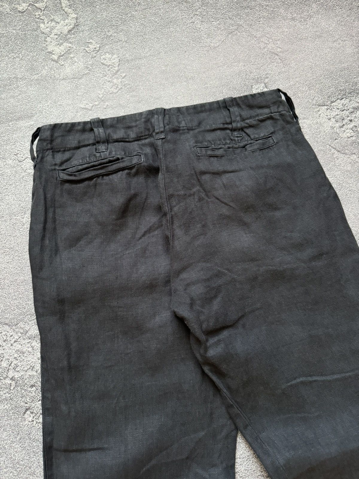 120% Lino × Designer 120% Lino S Wmns dark gray pant trouser chino Size 25" / US 0 / IT 36 - 2 Thumbnail