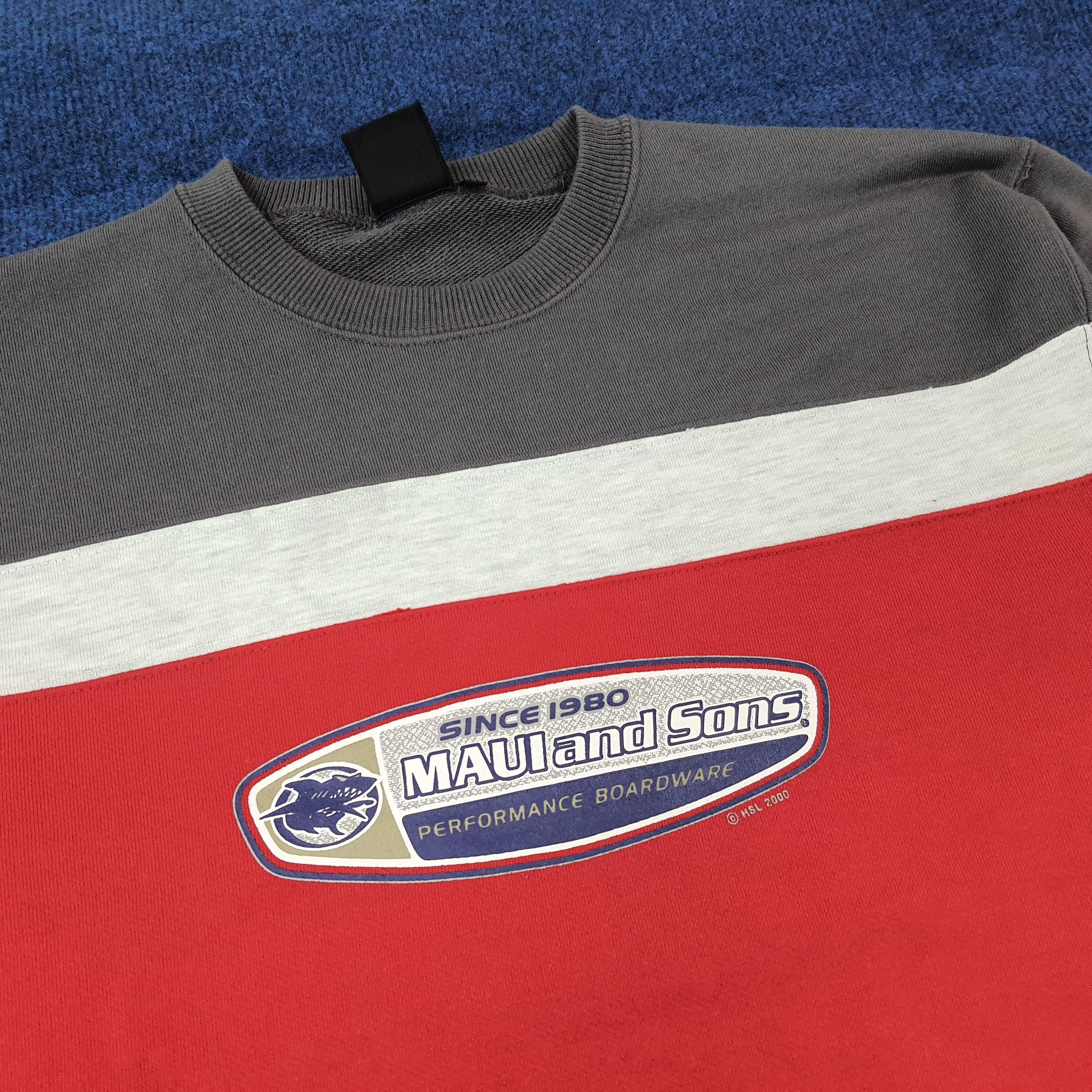 Vintage Vintage MAUI and Sons Surf Boardwear y2k Sweatshirt C251N26 Size US S / EU 44-46 / 1 - 2 Thumbnail