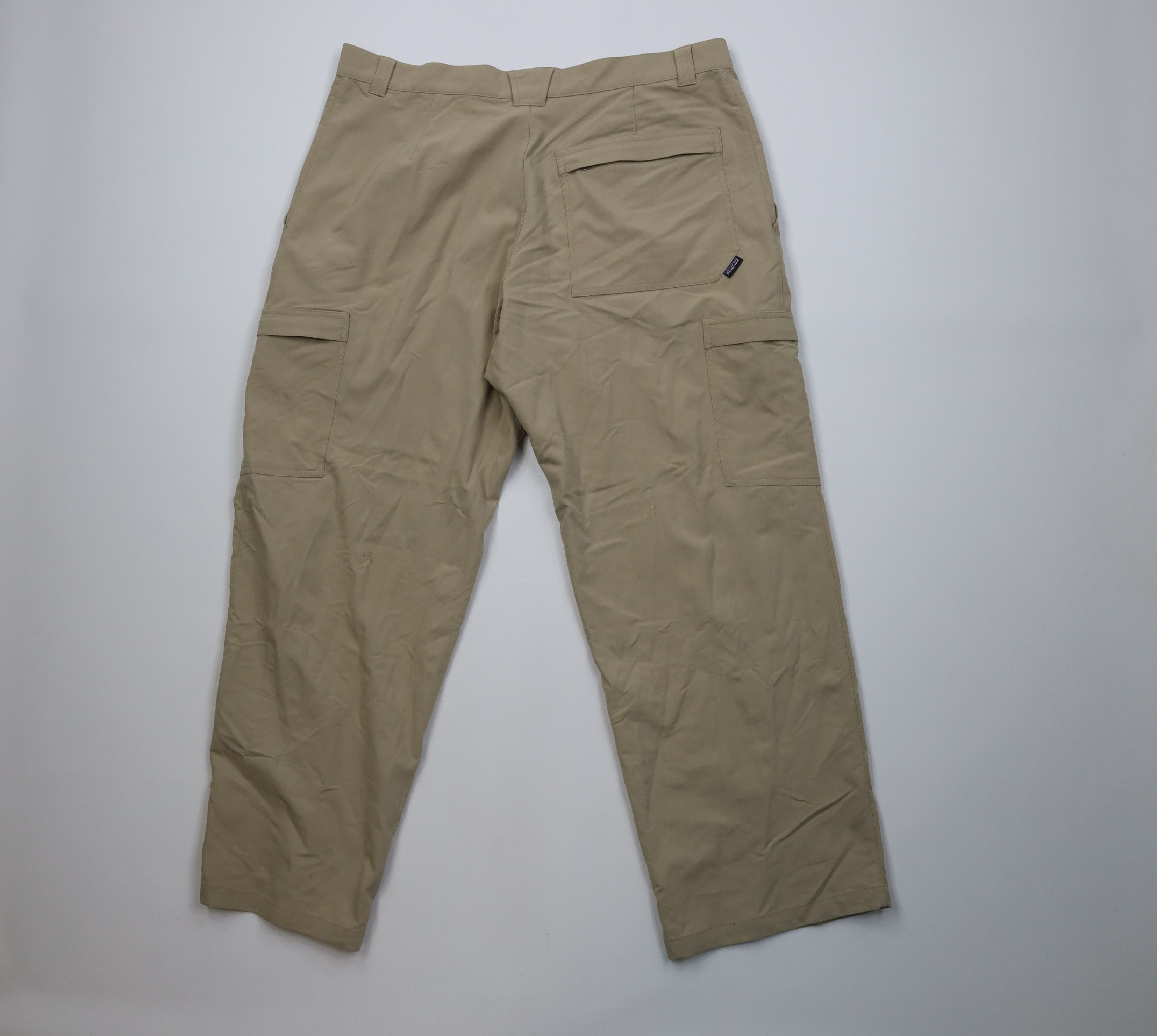 Patagonia Vintage Patagonia Spell Out Wide Leg Cargo Pants Beige Size US 38 / EU 54 - 12 Thumbnail