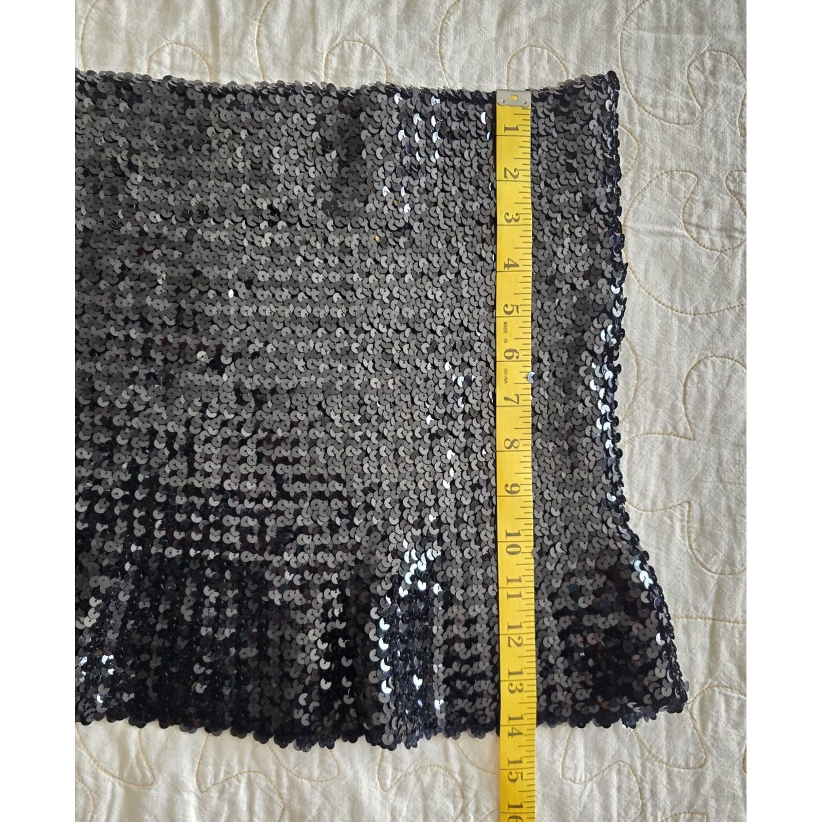 Vintage VINTAGE Avon Fashions Black Sequins Tube Top Womens Small Rave Cocktail 80s 90s Size S / US 4 / IT 40 - 8 Thumbnail