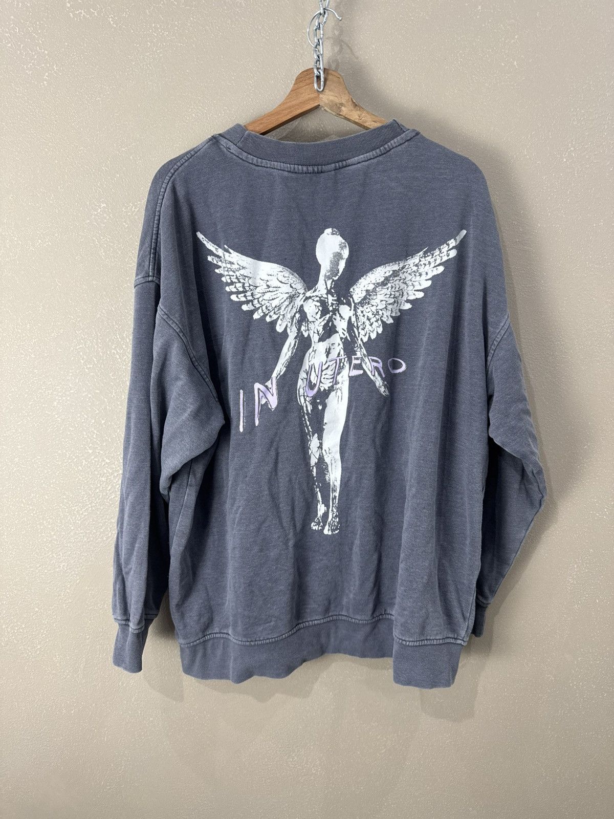 Band Tees Nirvana vintage rare sweatshirt (Oversize Style) Size US M / EU 48-50 / 2 - 1 Thumbnail
