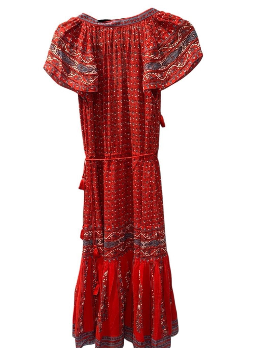 Ulla Johnson Ulla Johnson Neela Tassel Silk Dress Size Small Georgette Size S / US 4 / IT 40 - 10 Thumbnail