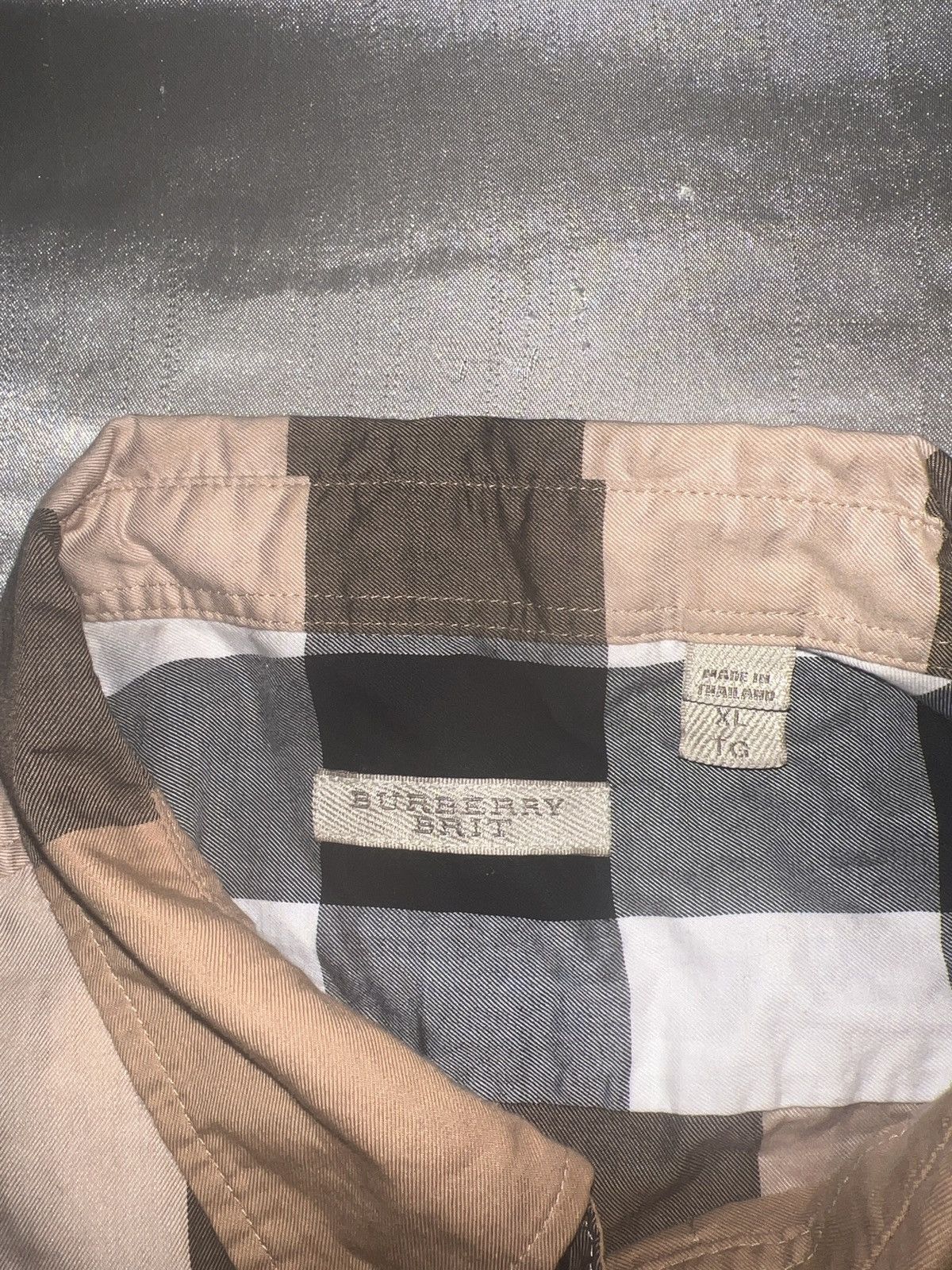 Burberry Burberry Check Cotton Long Sleeve Shirt Size US XL / EU 56 / 4 - 2 Thumbnail