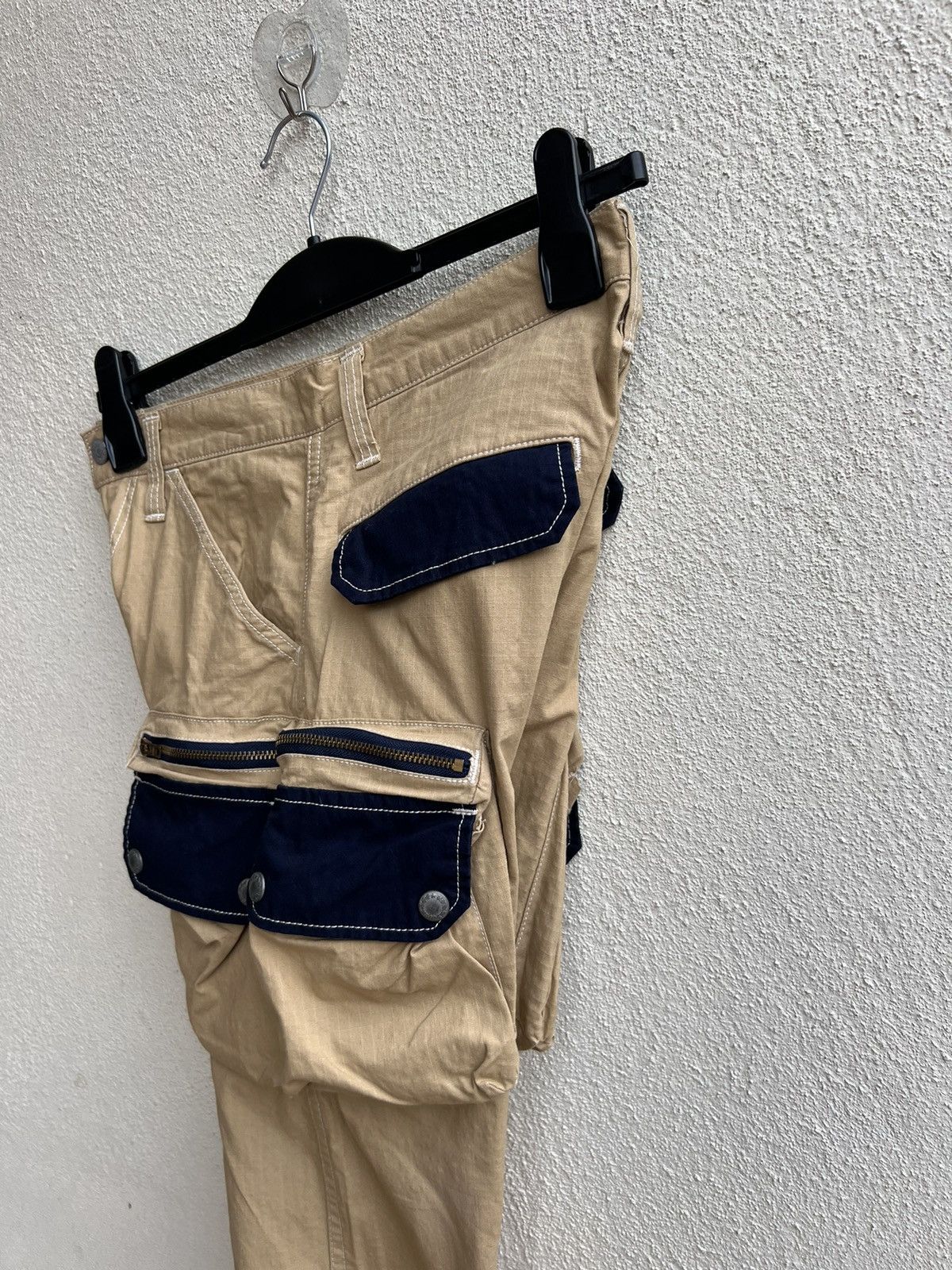 KOJIMA GENES Kojima Genes Japan Tactical Cargo Ripstop Trouser Cropped Size US 29 - 20 Thumbnail