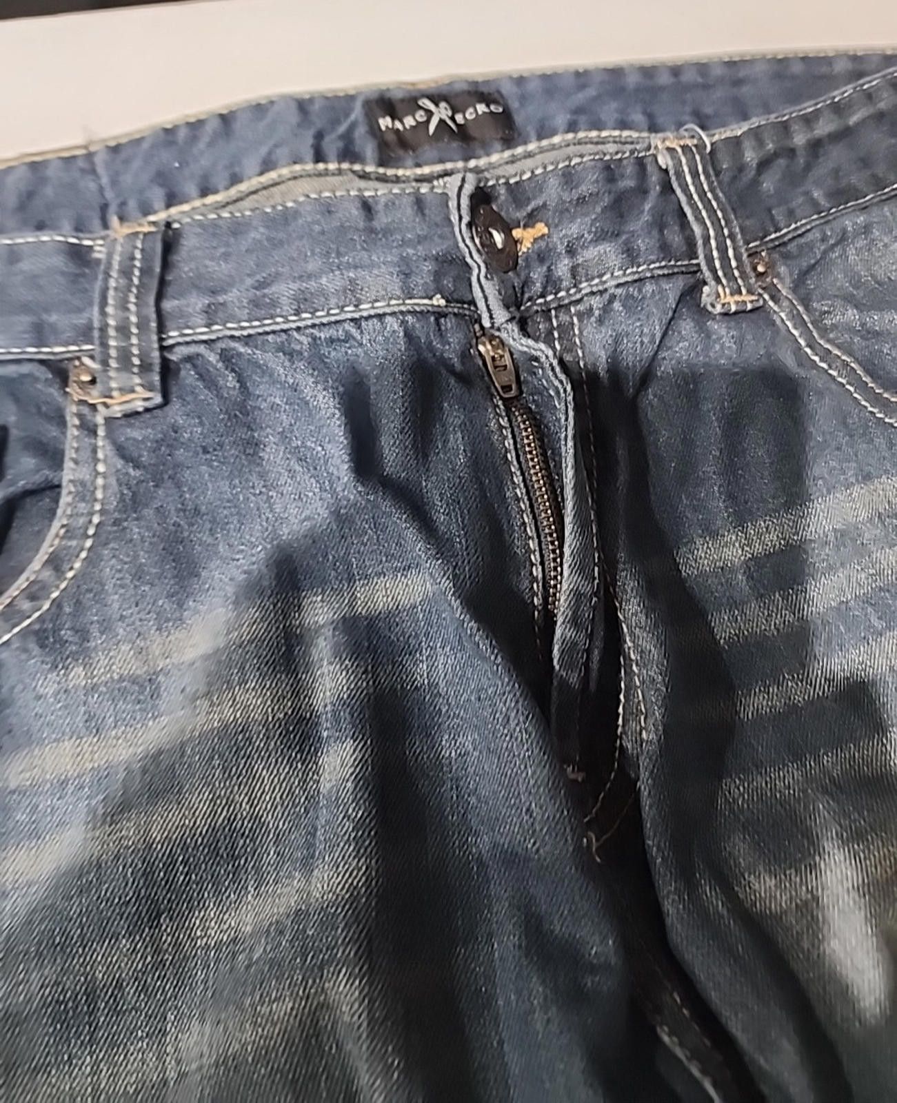 Ecko Unltd. Marc Ecko Blue Jeans Relaxed Fit Boot Cut Actual 38Wx32L Size US 38 / EU 54 - 4 Thumbnail