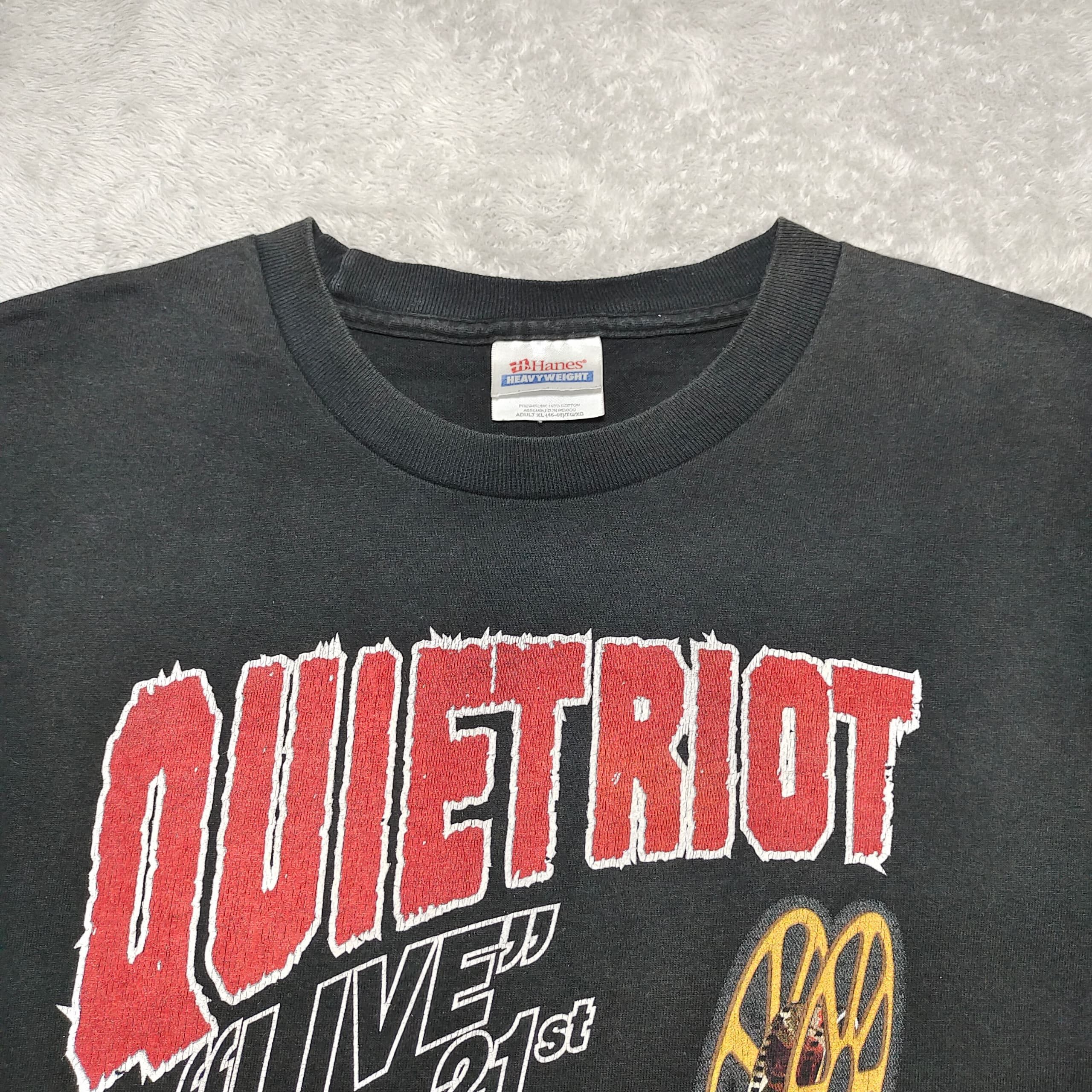 Band Tees 1983-2003 QUIETRIOT 20 YEARS OF METAL HEALTH T SHIRT Size US XL / EU 56 / 4 - 5 Thumbnail