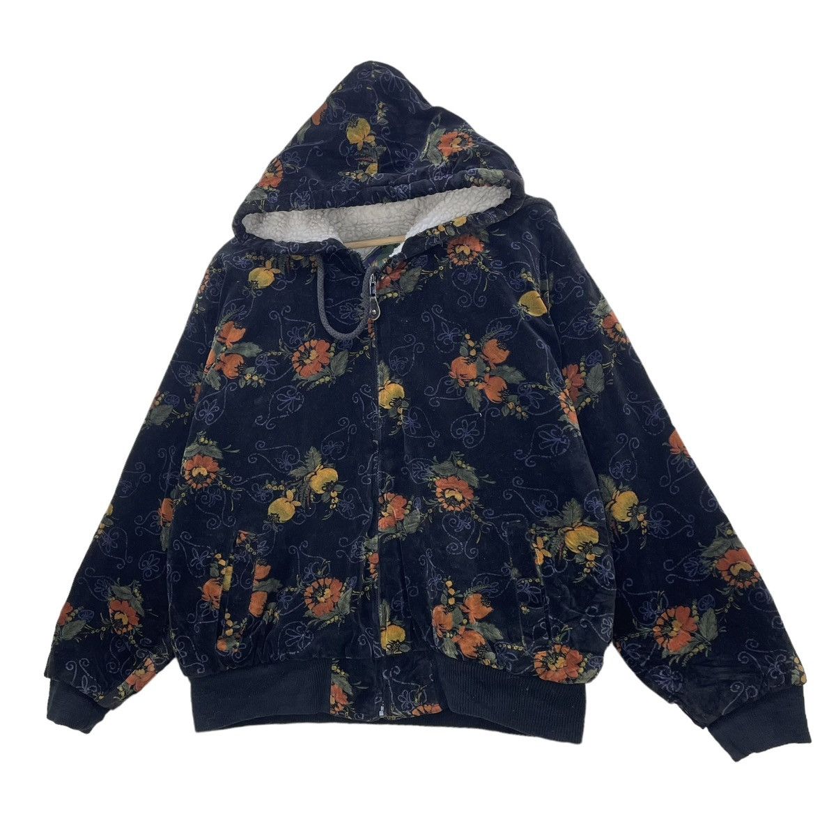 Japanese Brand 💥Art Japanese Brand Indoan Boss Full Print Hooded Shearling Size US M / EU 48-50 / 2 - 2 Thumbnail