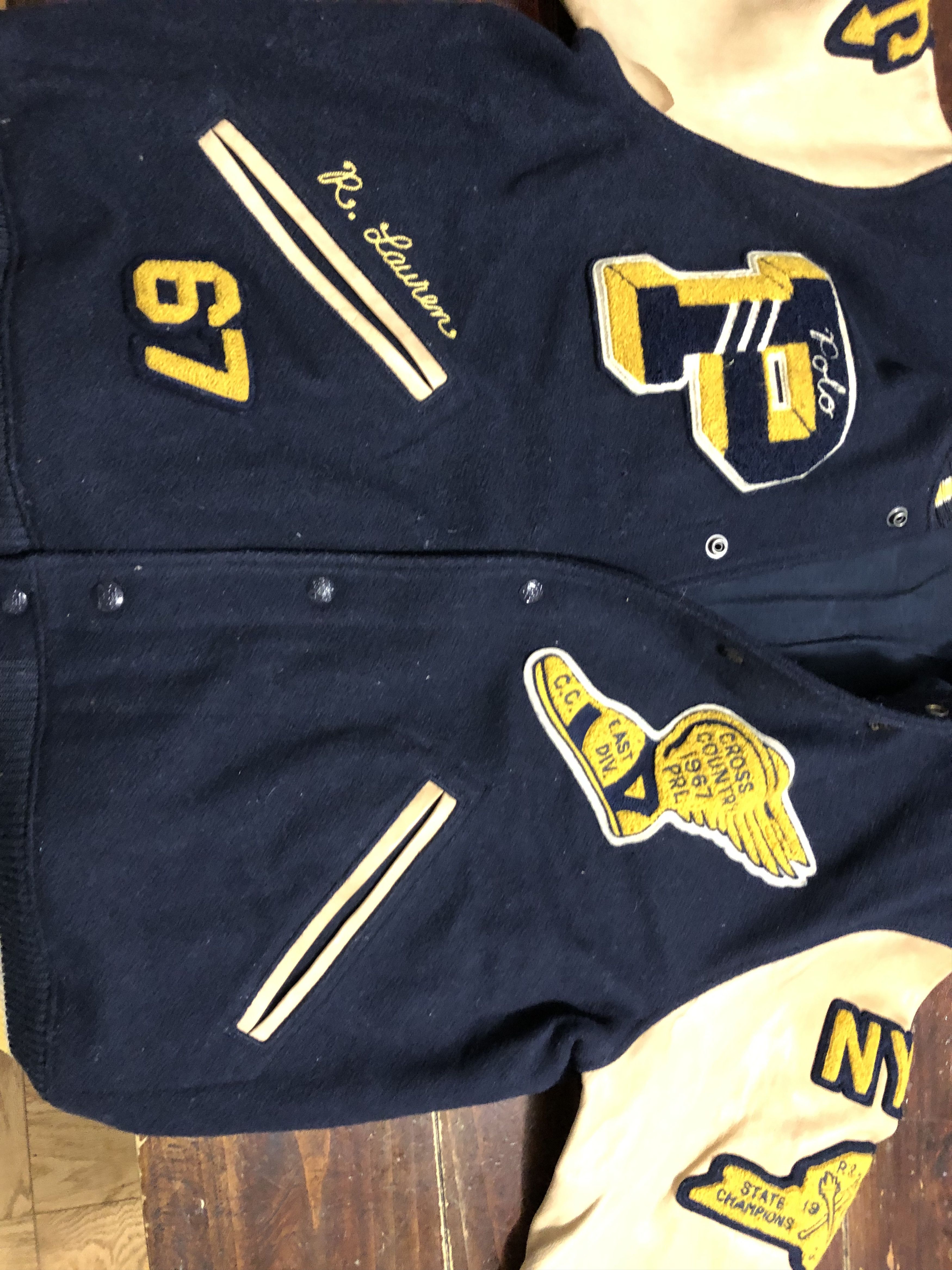 Polo Ralph Lauren POLO RALPH LAUREN STATE CHAMPS VARSITY P Wing JACKET XL Size US XL / EU 56 / 4 - 7 Thumbnail