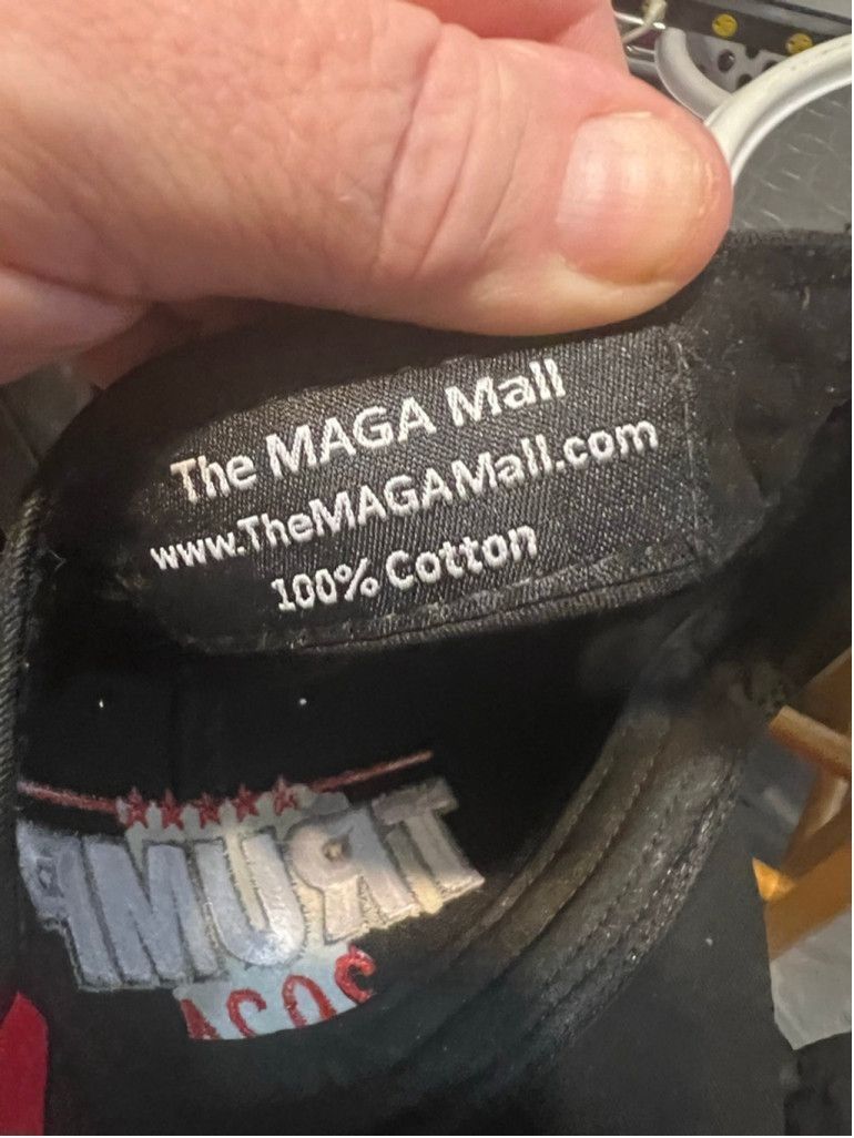 Other Men's The MAGA Mall Trump 2024 Hat One Size American Flag Size ONE SIZE - 6 Thumbnail