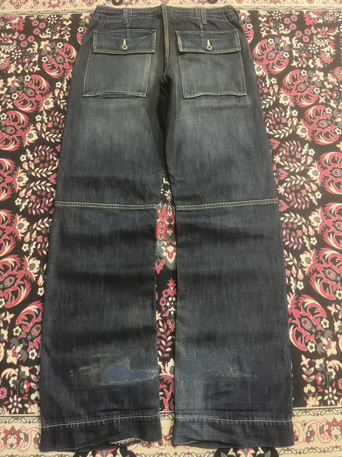 Japanese Brand Vintage Japanese Brand Raw-Tex Fatigue Jeans Pants Size US 30 / EU 46 - 2 Thumbnail