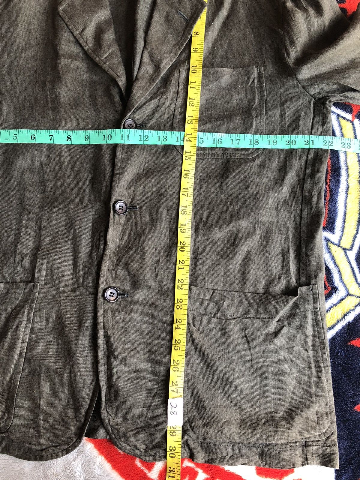 Comme des Garcons AD1998 Vintage Comme Des Garçons Linen Lin Lining Jacket Size US S / EU 44-46 / 1 - 10 Thumbnail