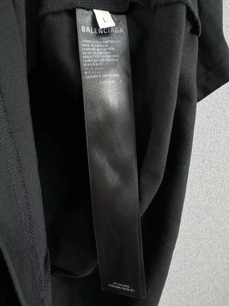 Balenciaga Balenciaga Crystal Motto Short Sleeve Size US L / EU 52-54 / 3 - 5 Thumbnail