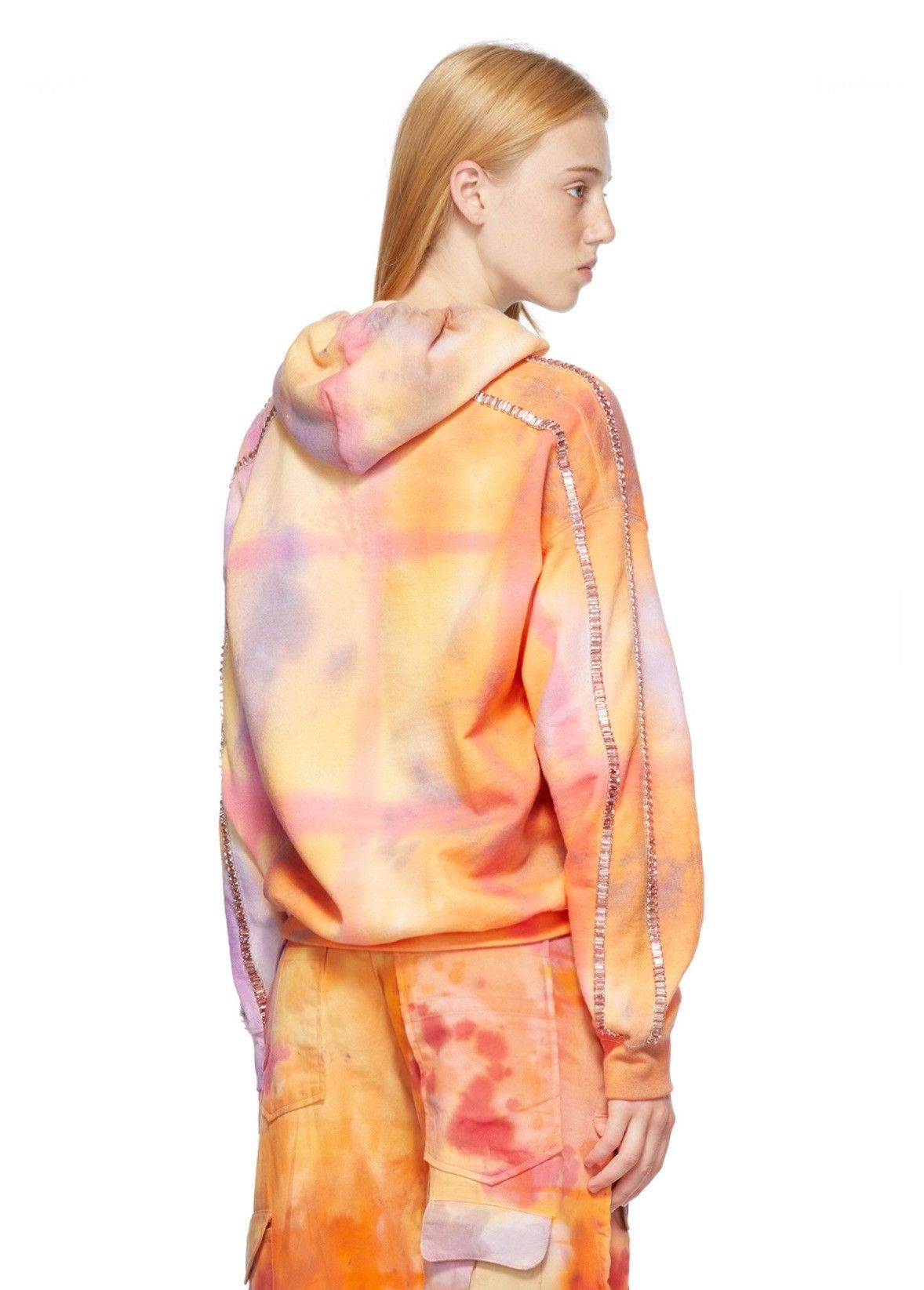 Collina Strada COLLINA STRADA Orange Round Hem Sporty Spice Hoodie Size L / US 10 / IT 46 - 8 Thumbnail