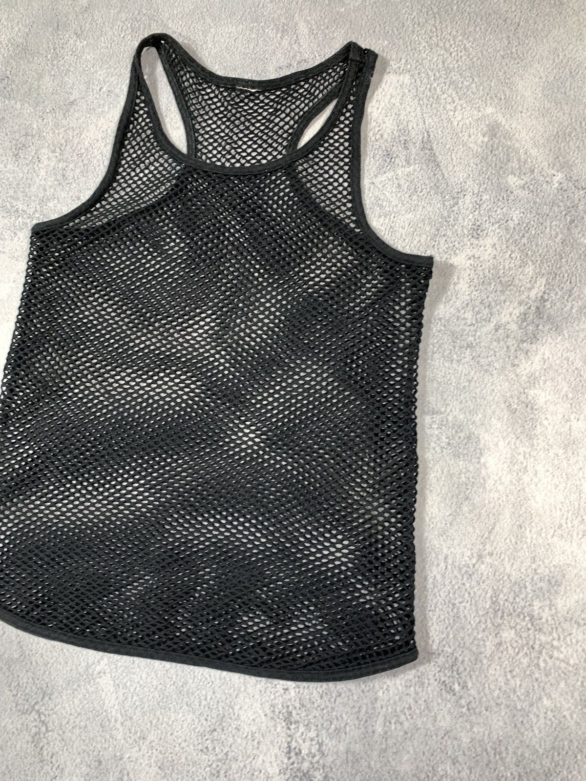 Japanese Brand × Vintage Vintage 90s AvantGarde mesh tank top Japanese streetwear Size S / US 4 / IT 40 - 3 Thumbnail
