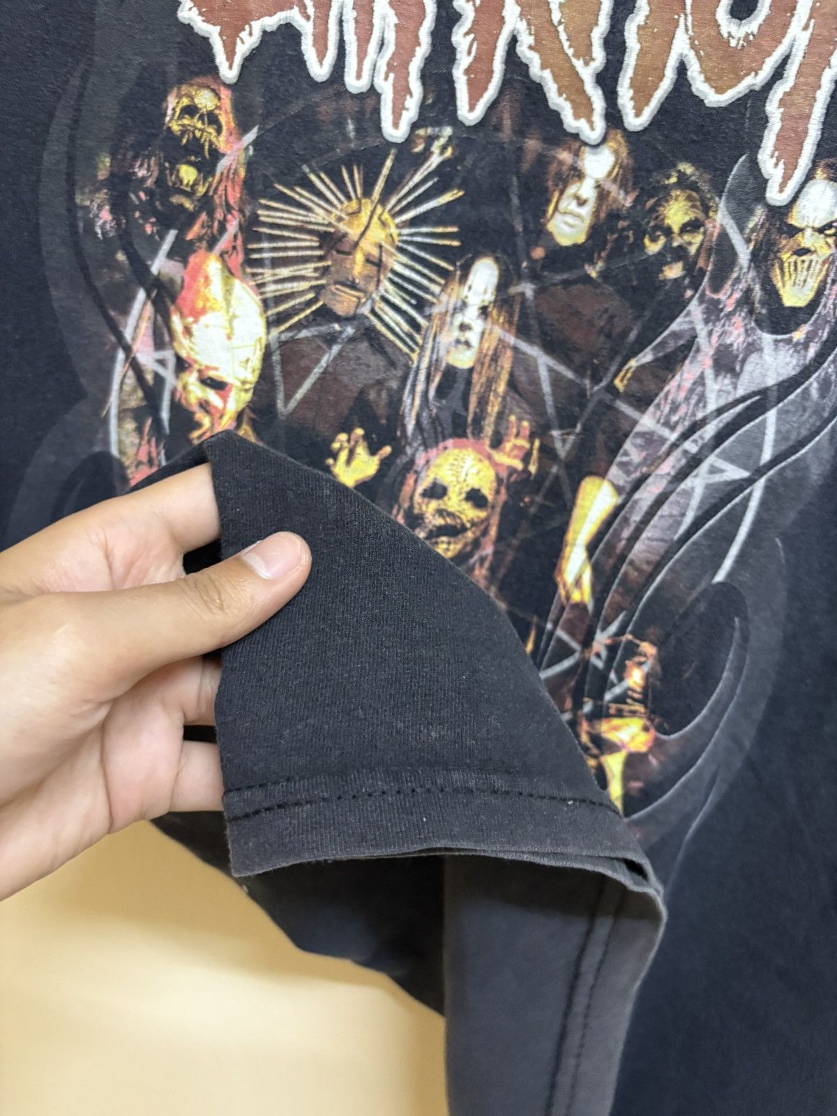 Band Tees Vintage 2004 Slipknot Band Line Up Metal T-Shirt Size US S / EU 44-46 / 1 - 11 Thumbnail