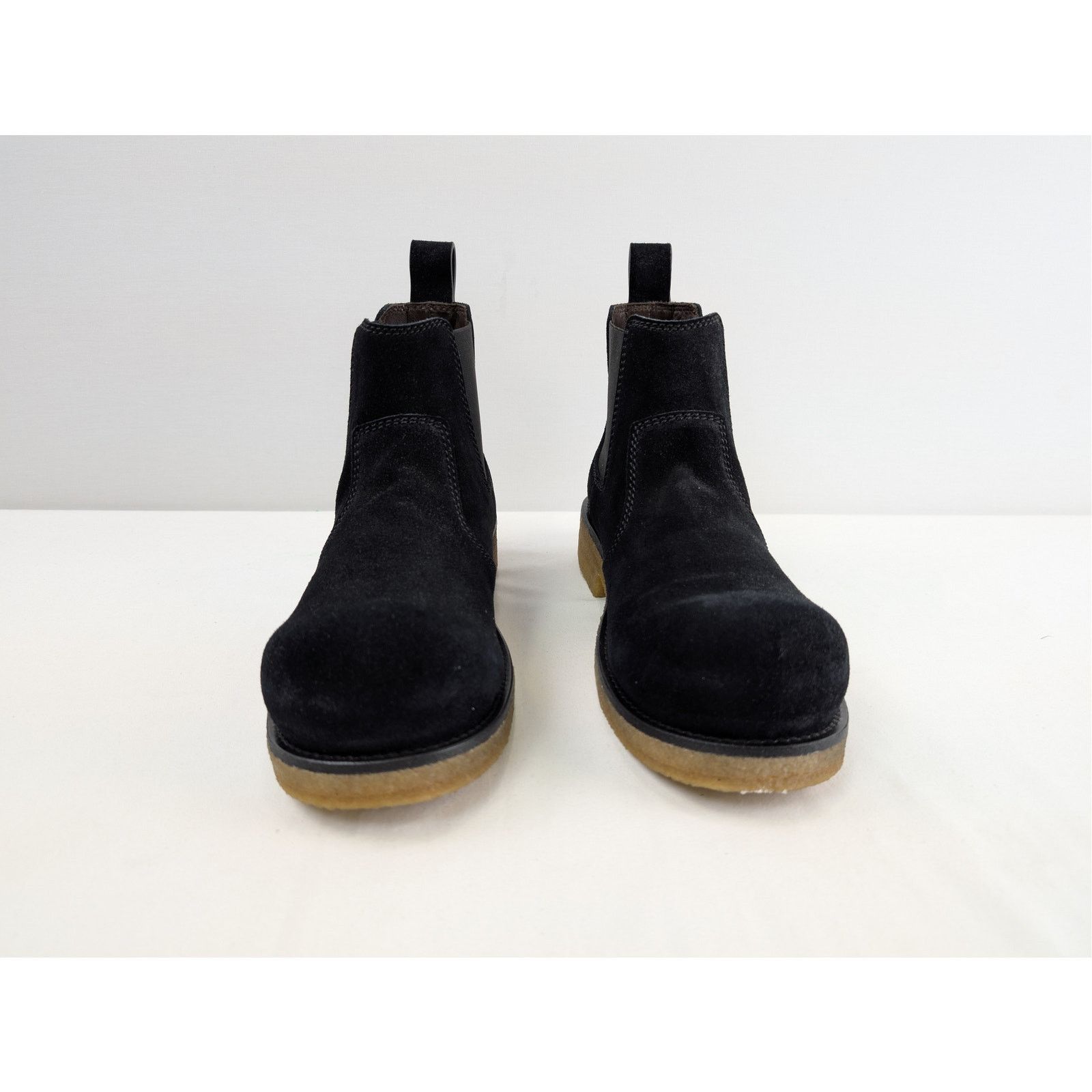 Bottega Veneta o1rshd1 Deep Nubuck Helium Ankle Boots in Black Size US 8 / EU 41 - 9 Thumbnail