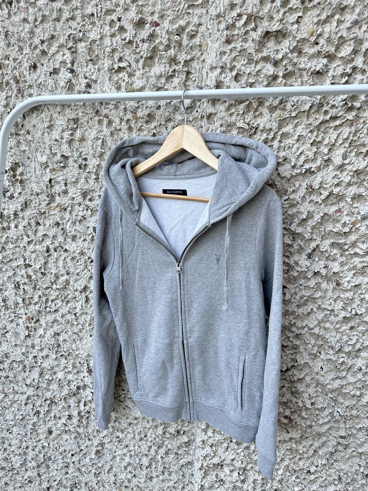 Allsaints All Saints grey zip hoodie Size US M / EU 48-50 / 2 - 4 Thumbnail