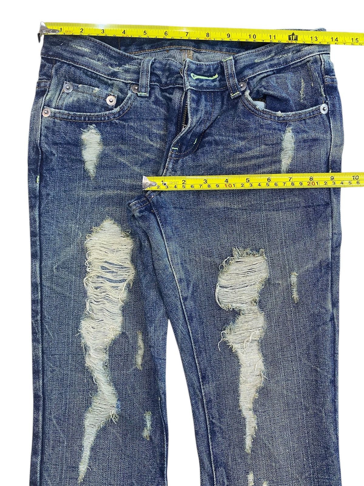 Japanese Brand Japanese Brand Ripped Style Flare Jeans Size US 28 / EU 44 - 5 Thumbnail