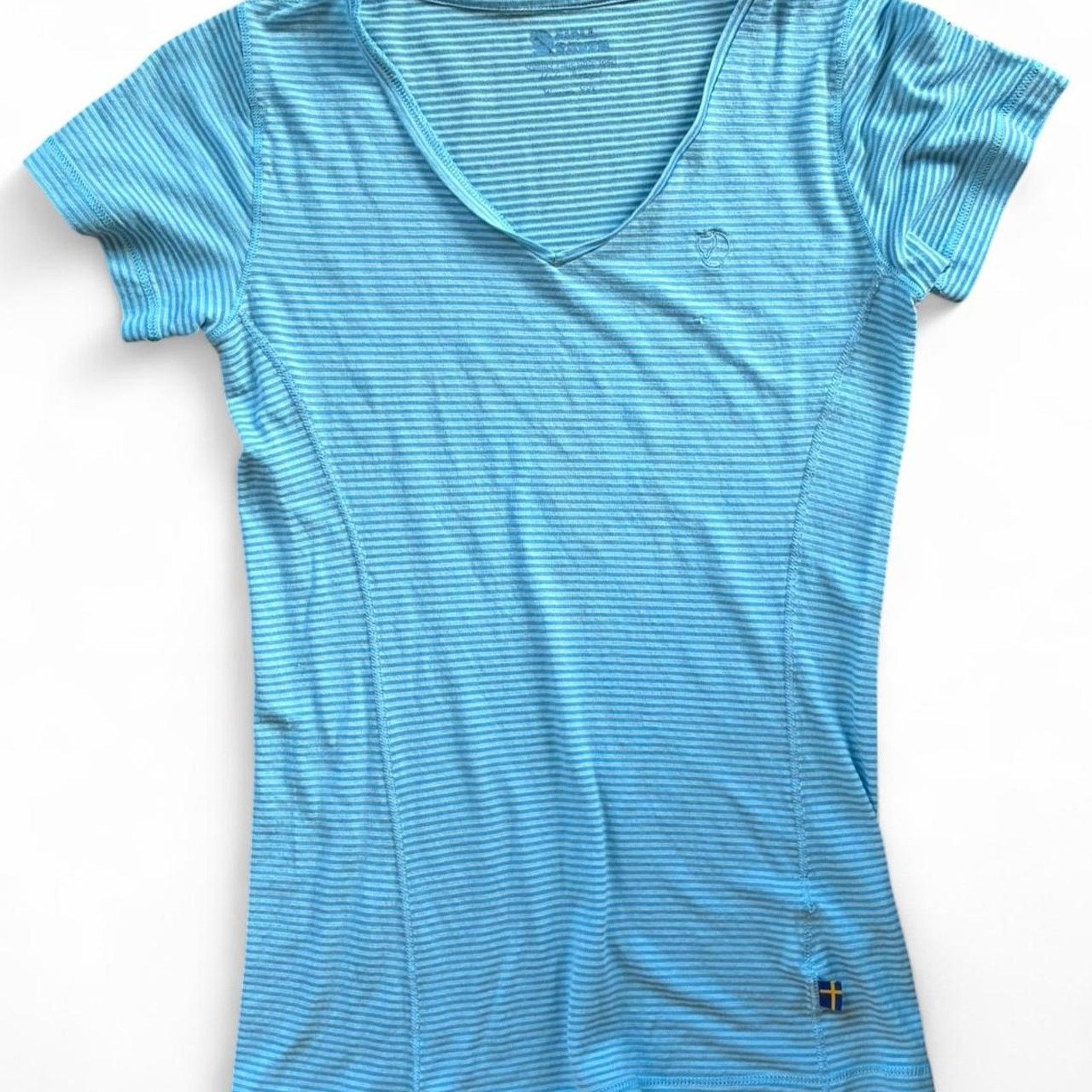 Other Light Blue Striped Fjallraven Top -Size:XXS Size XXS / US 00 / IT 34 - 1 Thumbnail