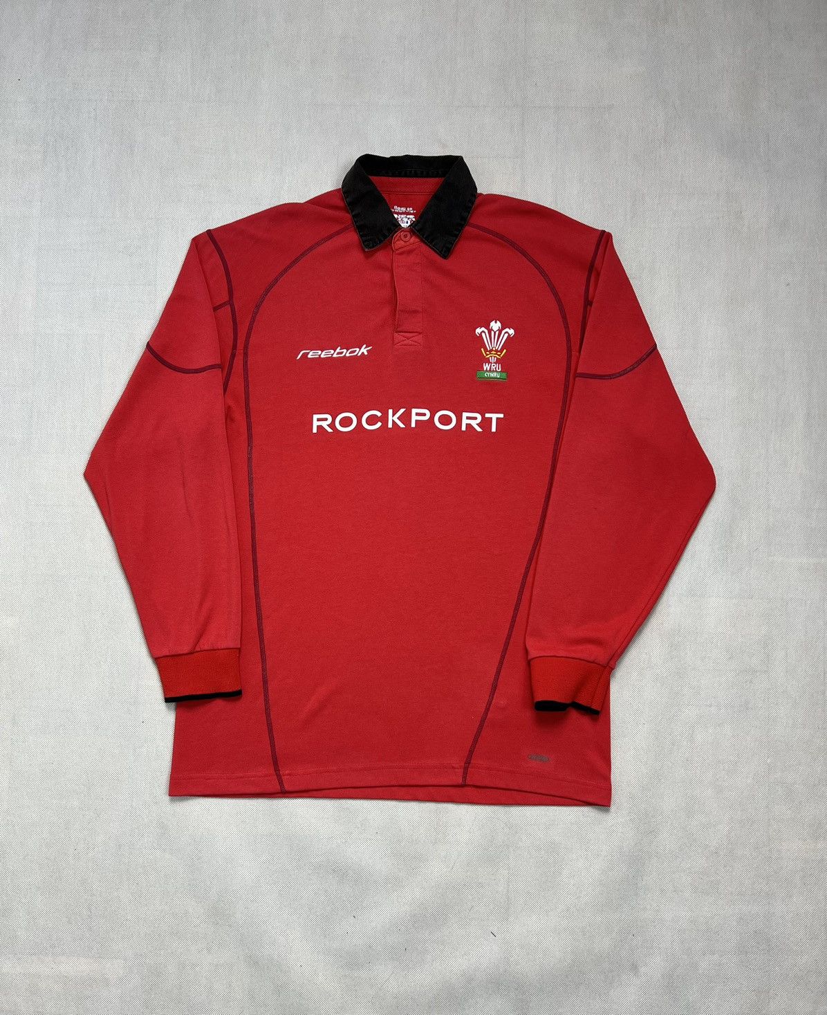 Reebok Longsleeve Reebok Wales 2002 Wru Cymru Size US L / EU 52-54 / 3 - 1 Thumbnail