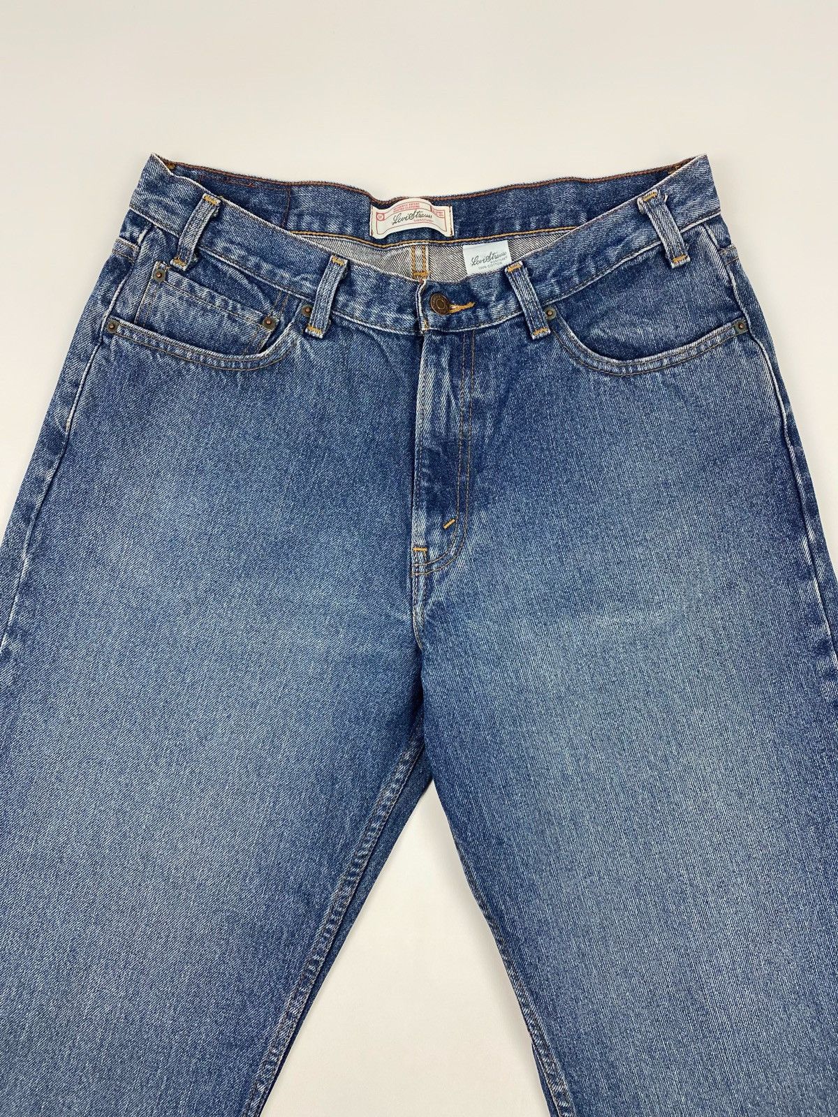 Levi's Y2K Vintage Levi’s Signature Loose Relaxed Fit Baggy Denim Size US 36 / EU 52 - 4 Thumbnail