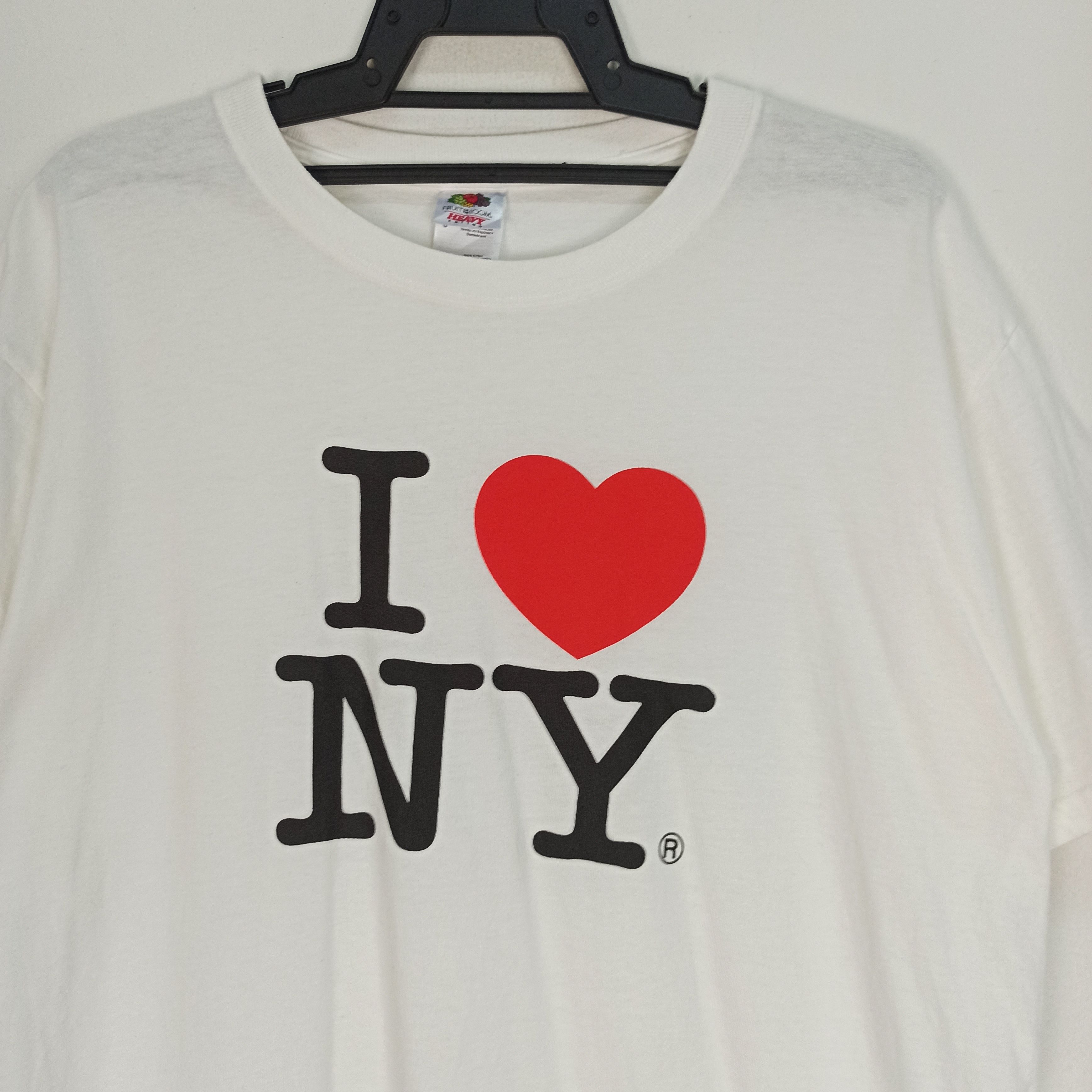 Fruit Of The Loom Vintage I love NY Tshirt Size US L / EU 52-54 / 3 - 2 Thumbnail