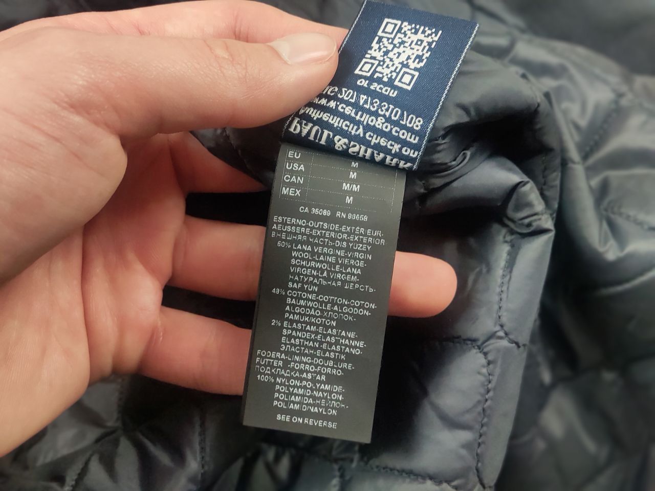 Paul & Shark Paul & Shark Classic Design Insulated Zip Wool Navy Jacket Size US M / EU 48-50 / 2 - 17 Thumbnail