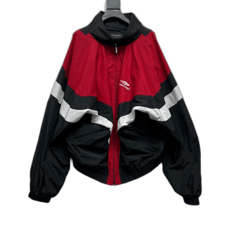 Balenciaga 3B Embroidered Colorblock Jacket