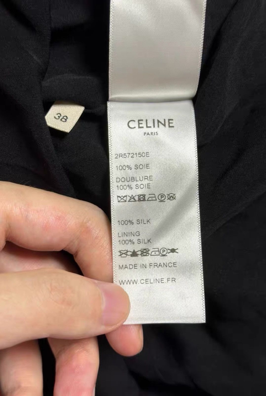 Celine Celine Black & White Polka Dot Mulberry Silk Dress Size S / US 4 / IT 40 - 10 Thumbnail