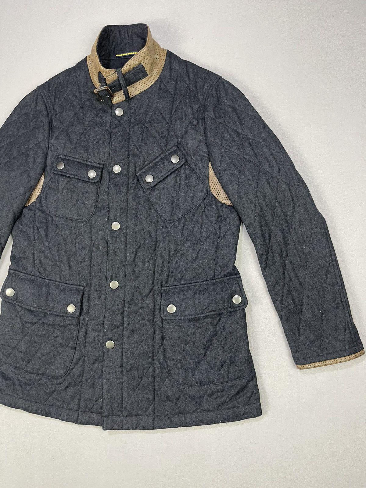 D by D D By D Syoukei Quilted Slang Pocket Long Jacket Size US S / EU 44-46 / 1 - 2 Thumbnail