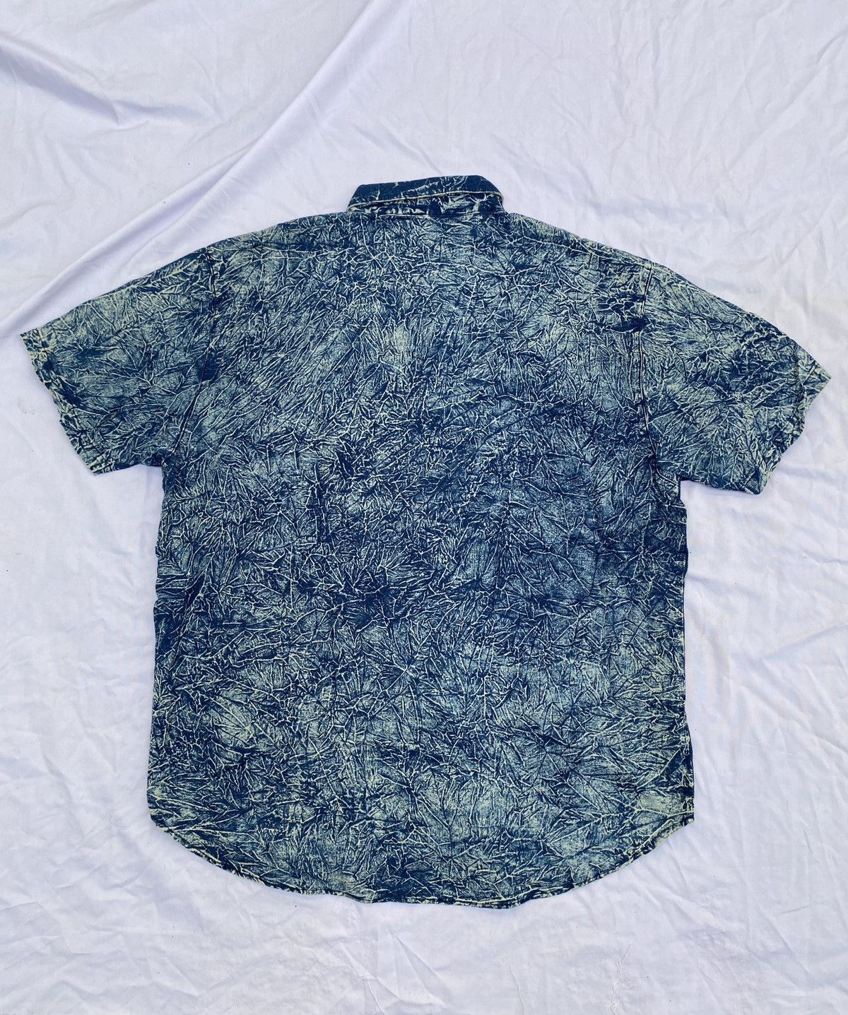 Issey Miyake JAPANESE MILFORD SASHIKO ABSTRAK BUTTON SHIRT Size US M / EU 48-50 / 2 - 2 Thumbnail