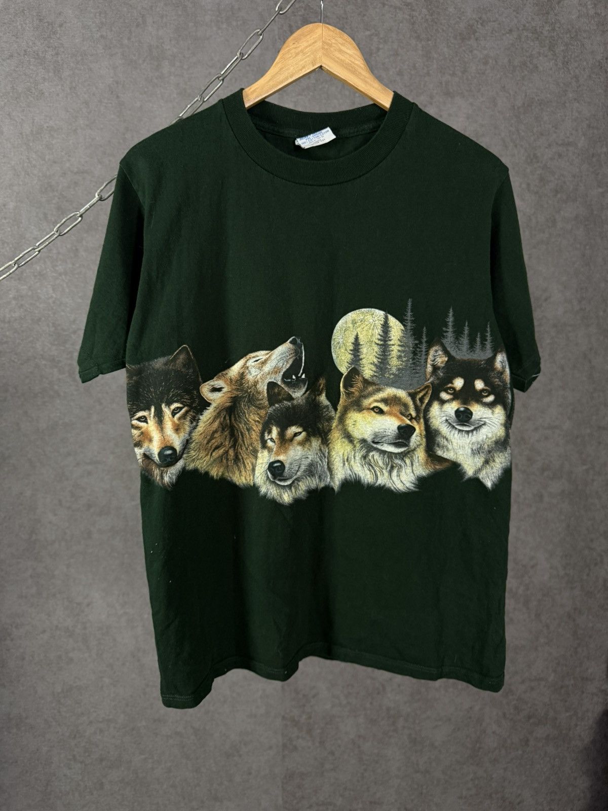 Vintage Wolf vintage animal tee Size US M / EU 48-50 / 2 - 3 Thumbnail