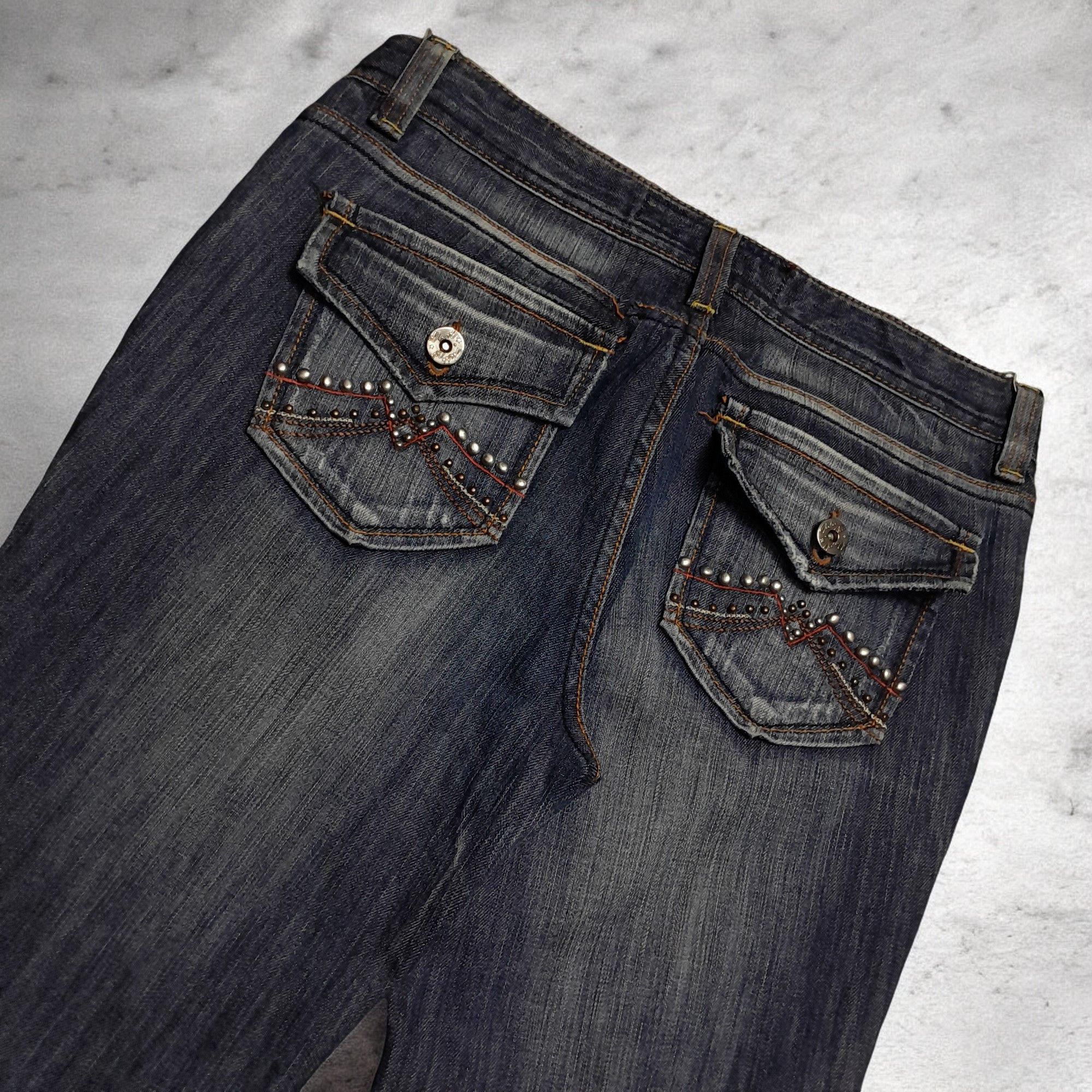 Japanese Brand Jaba Flare Jeans Size US 30 / EU 46 - 5 Thumbnail