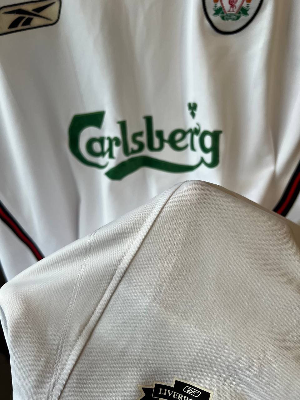 Reebok 2003/04 LIVERPOOL FC AWAY SOCCER JERSEY FOOTBALL SHIRT XXL Size US XXL / EU 58 / 5 - 10 Thumbnail