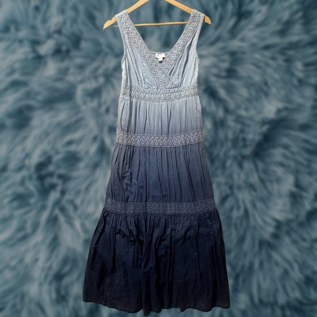 Charter Club Charter Club Dress Womens 4 Maxi Sleeveless Multicolor Cotton Beach Summer Wrap Resortwear 4 Womens Size S / US 4 / IT 40 - 1 Thumbnail