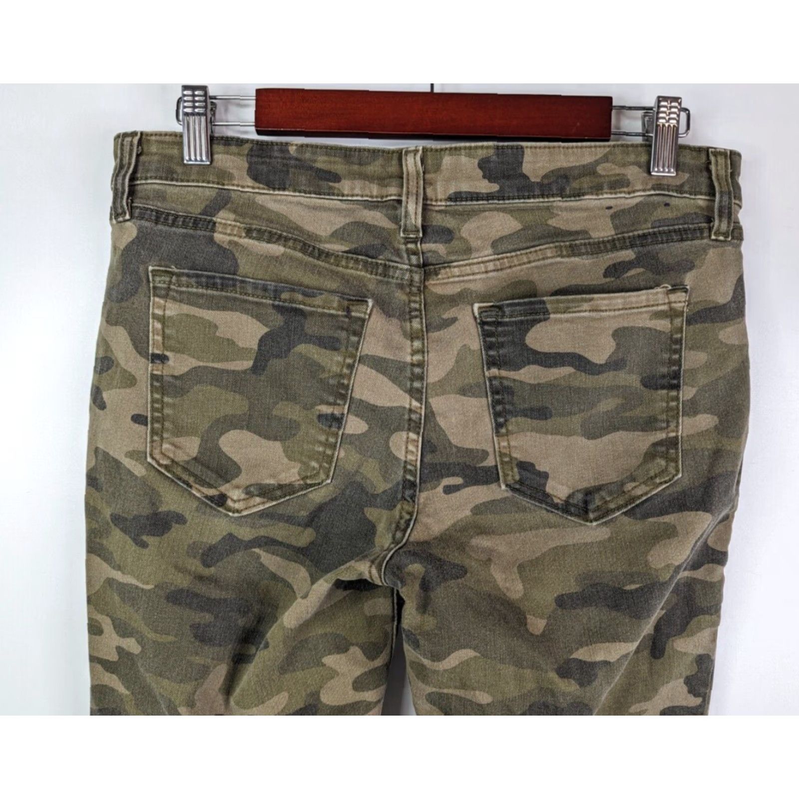 Gap VINTAGE Gap Denim Green Camo Legging Ankle Skinny 5 Pocket Stretch Pants Women's Size 30 Size 30" / US 8 / IT 44 - 5 Thumbnail