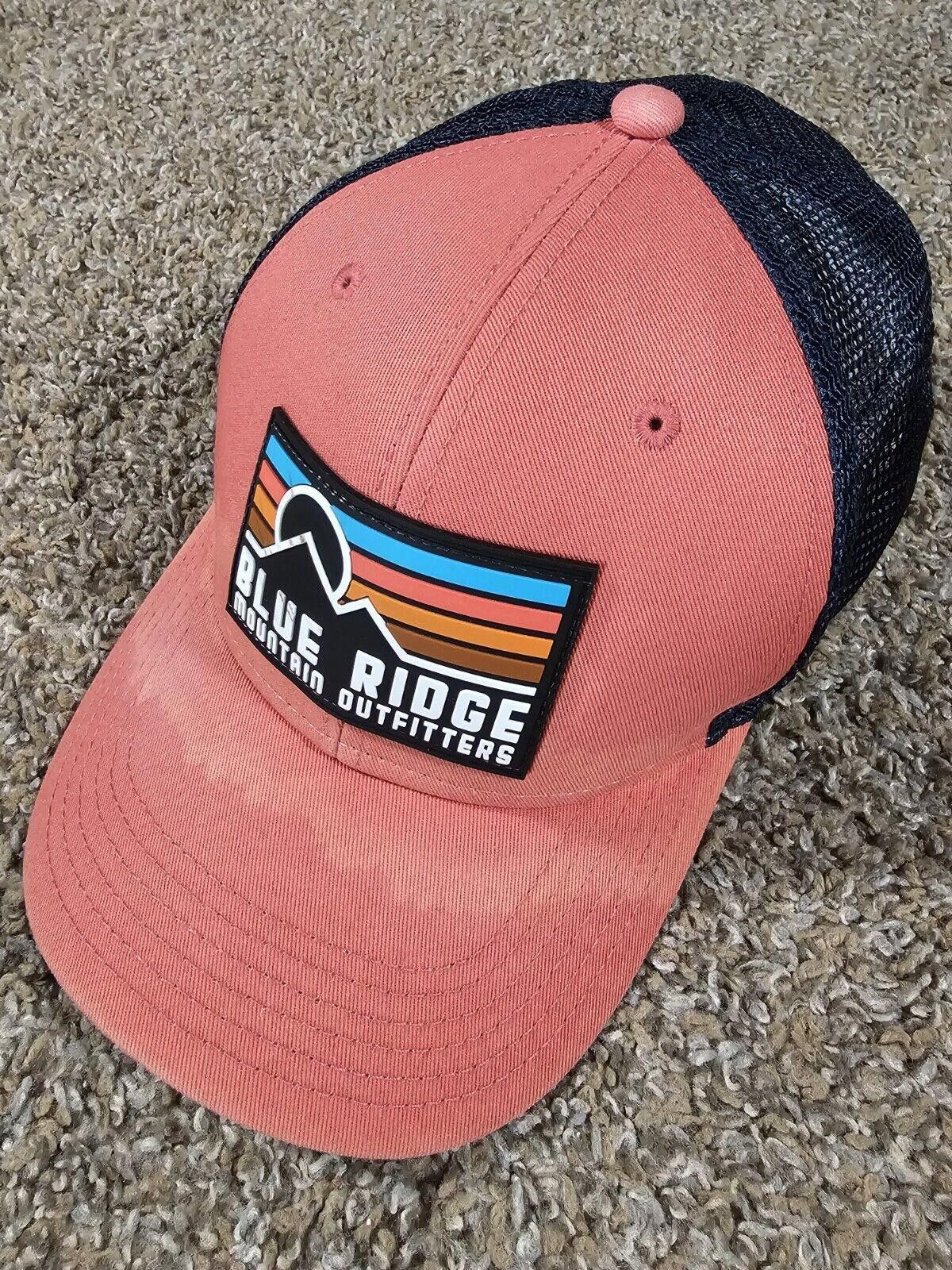 Our Legacy Blue Ridge Mountain Outfitters Snapback Hat Salmon Blue Mesh Size ONE SIZE - 1 Thumbnail